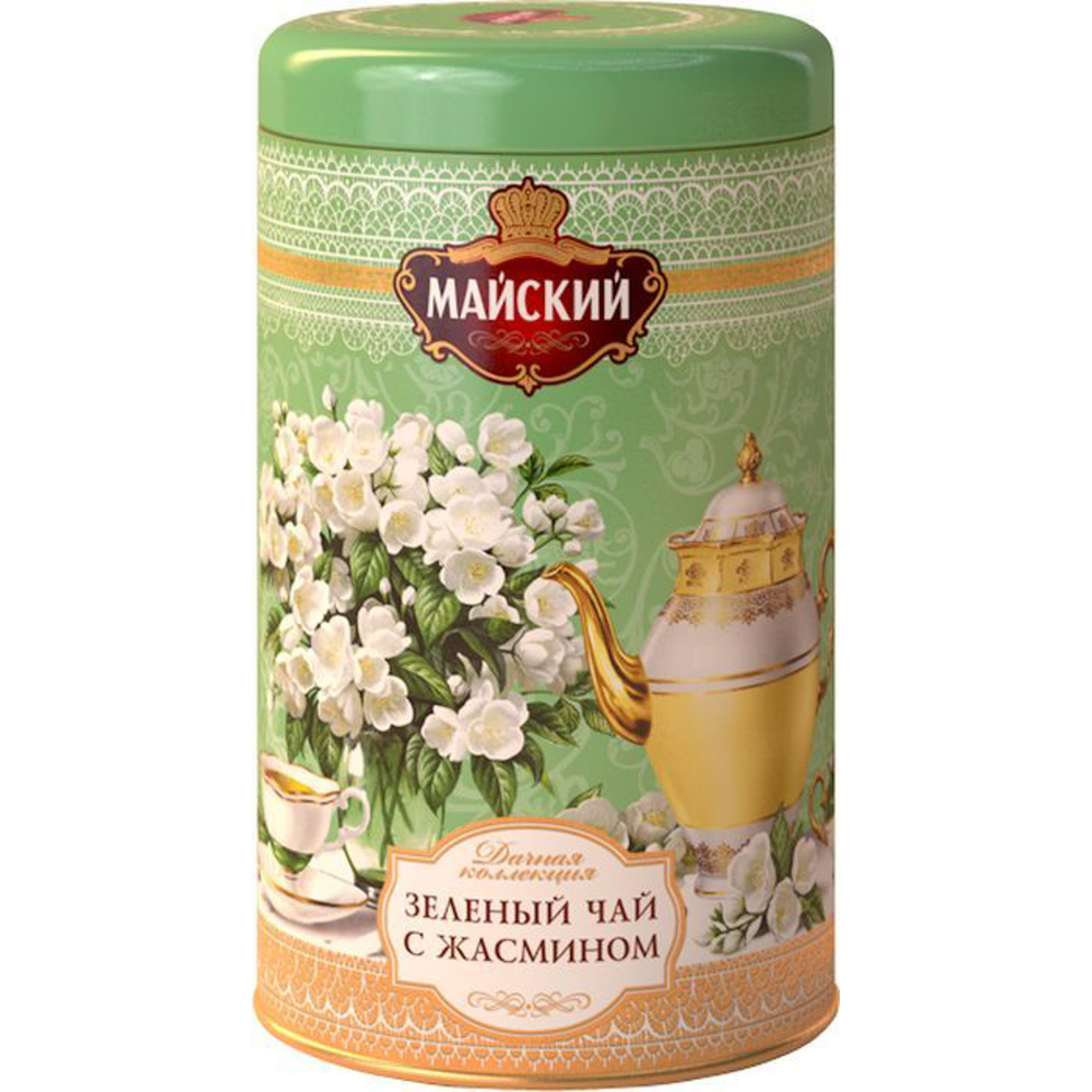 

Чай зеленый Майский Дачная Коллекция Жасмин листовой 80 г