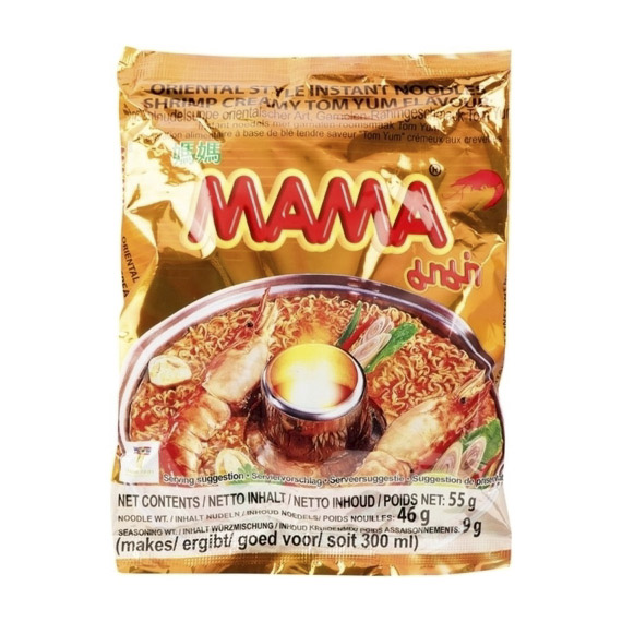 

Лапша тайская Mama Кремовый Том Ям 55 г