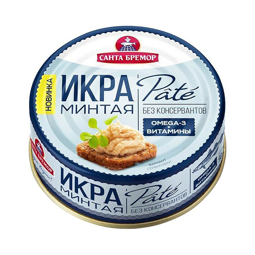 

Икра минтая Санта Бремор Pate 90 г