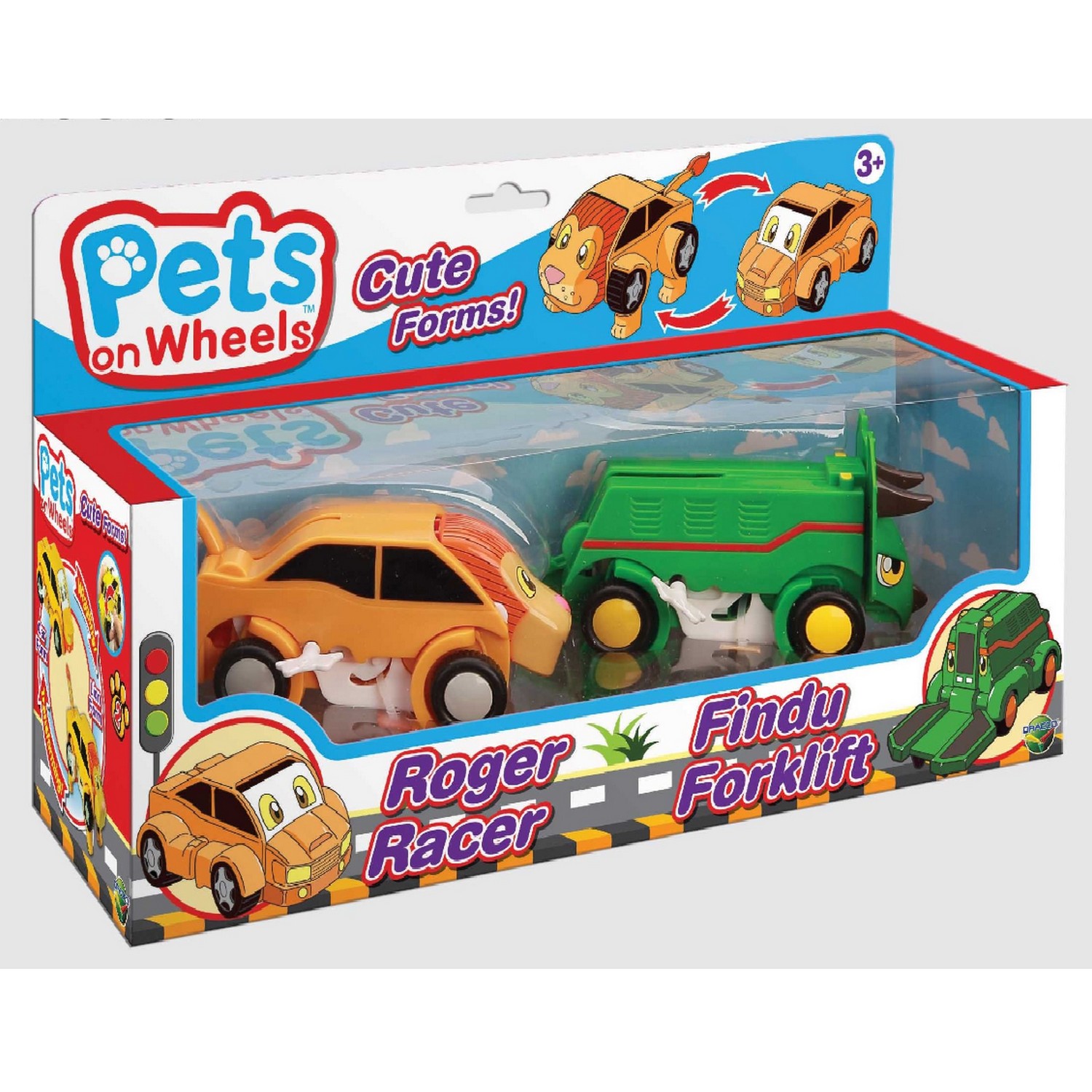 

Набор 2 фигурки Pets on wheels D179002-3850