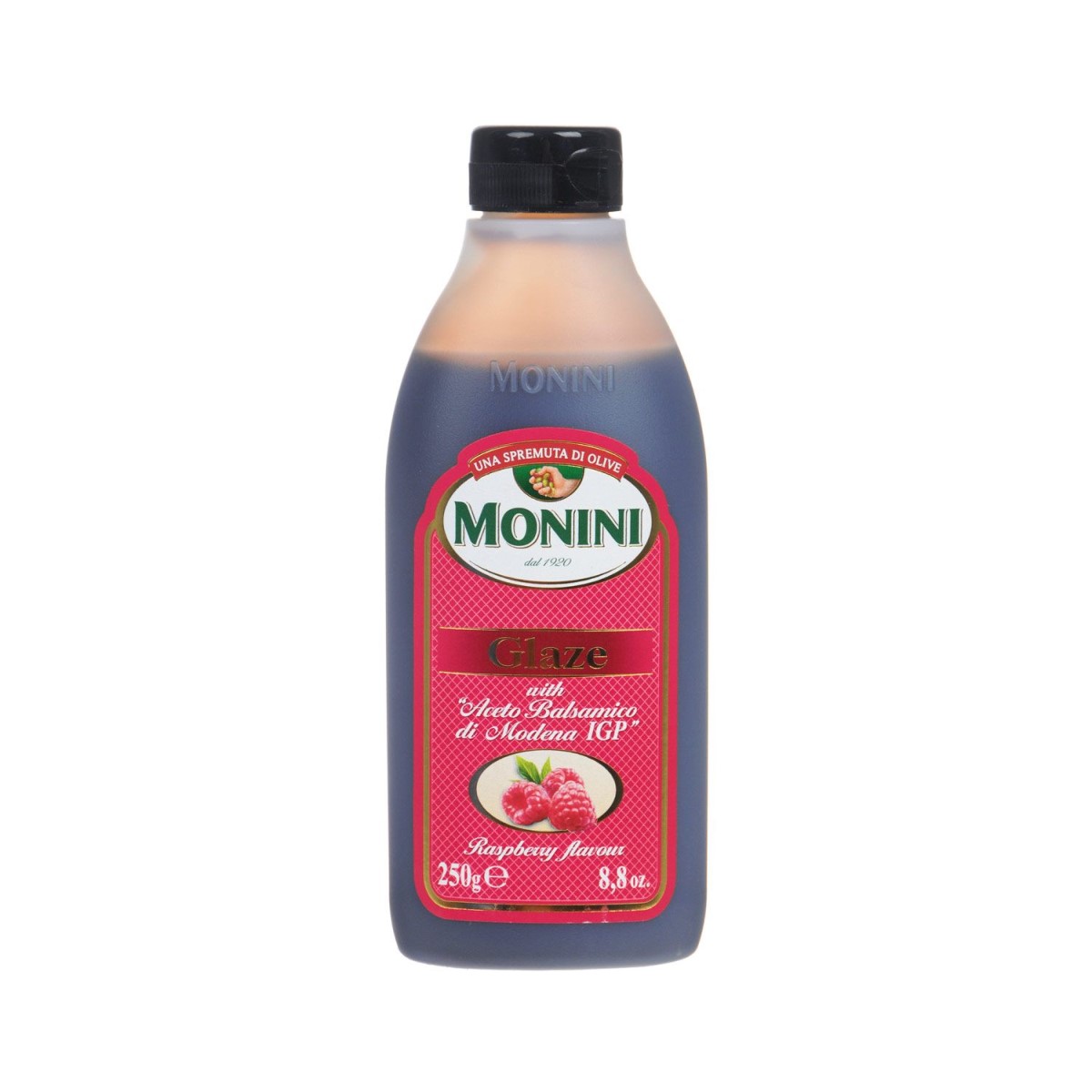 фото Соус бальзамический monini balsamic glaze со вкусом малины 250 г