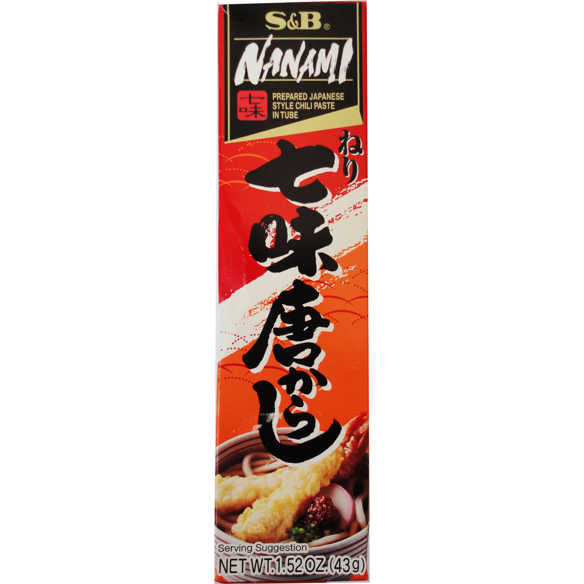 Японская паста S&B Нанами из острого перца и семи специй, 43 г - фото 1