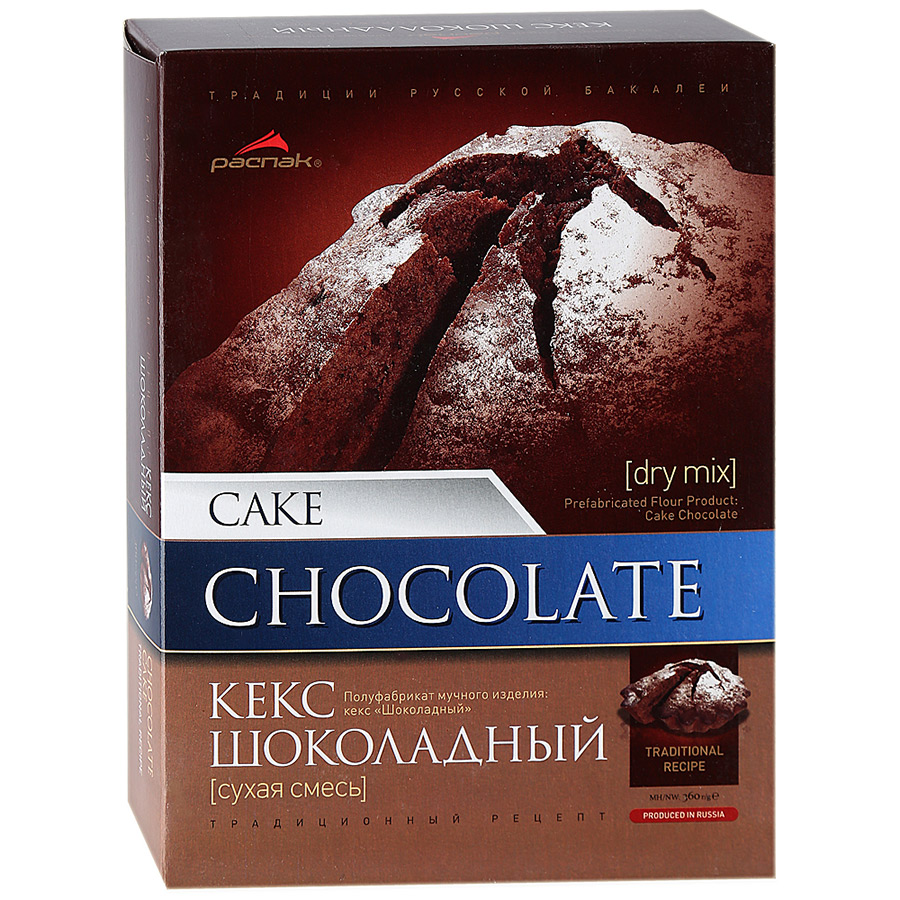 Кекс Распак Шоколадный сухая смесь 360 г - фото 1