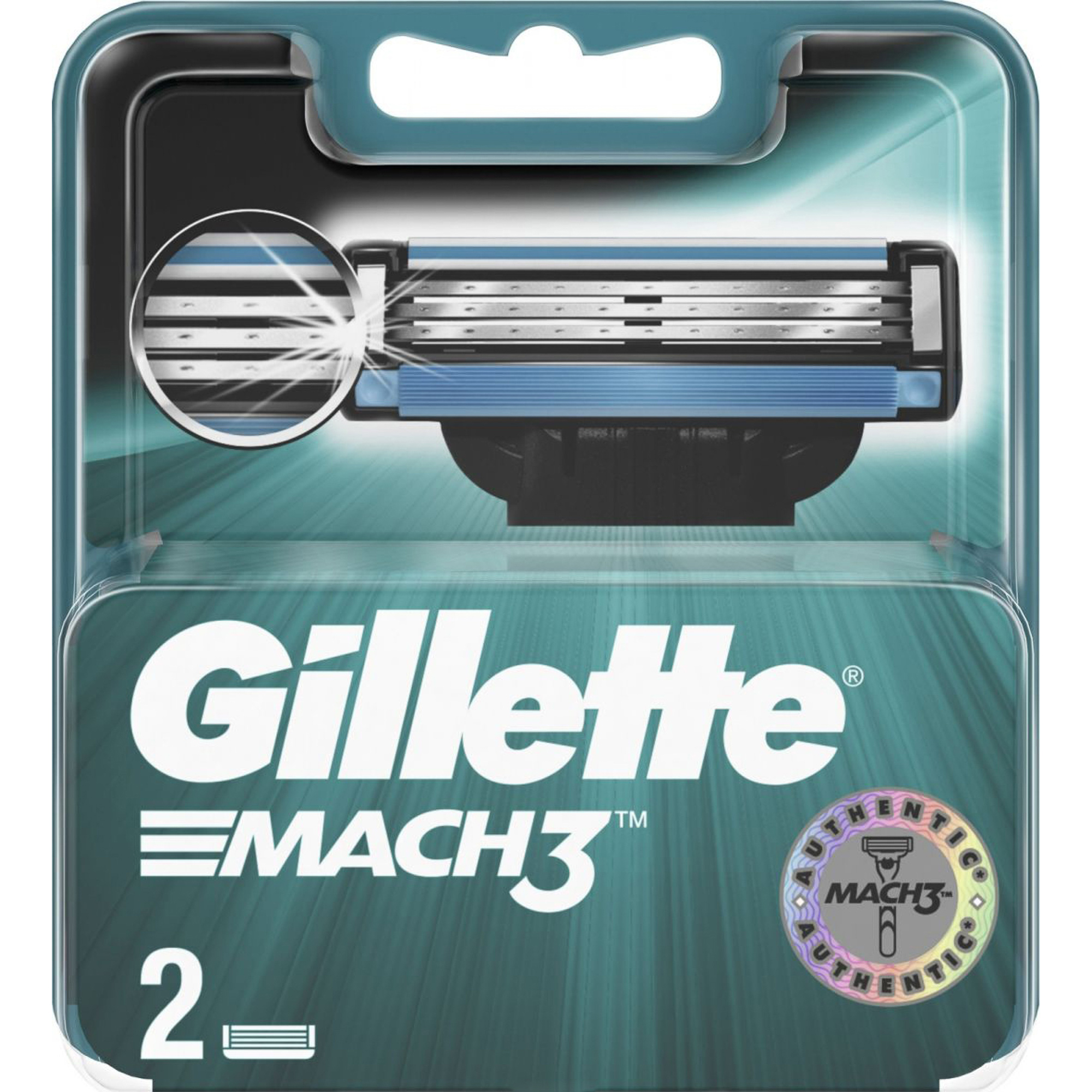 

Сменные кассеты для бритья Gillette Mach3 2 шт