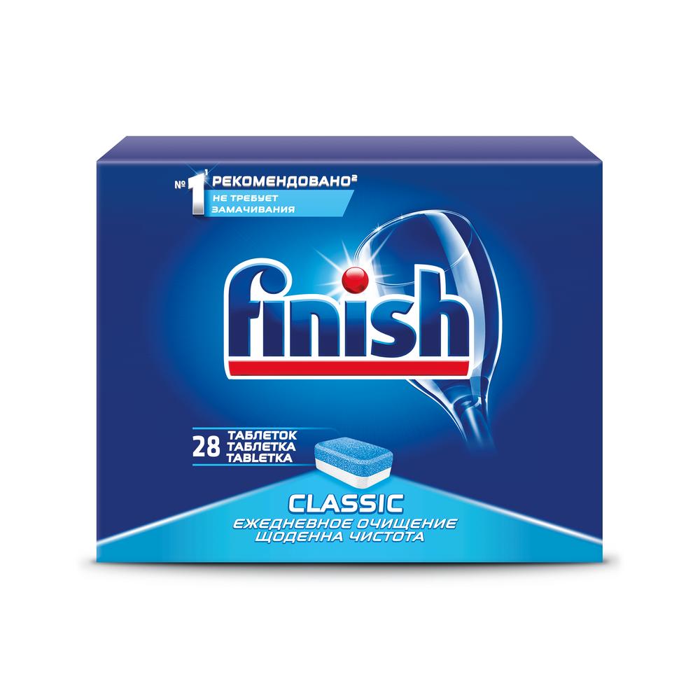 Таблетки для посудомоечной машины Finish Classic 28 шт