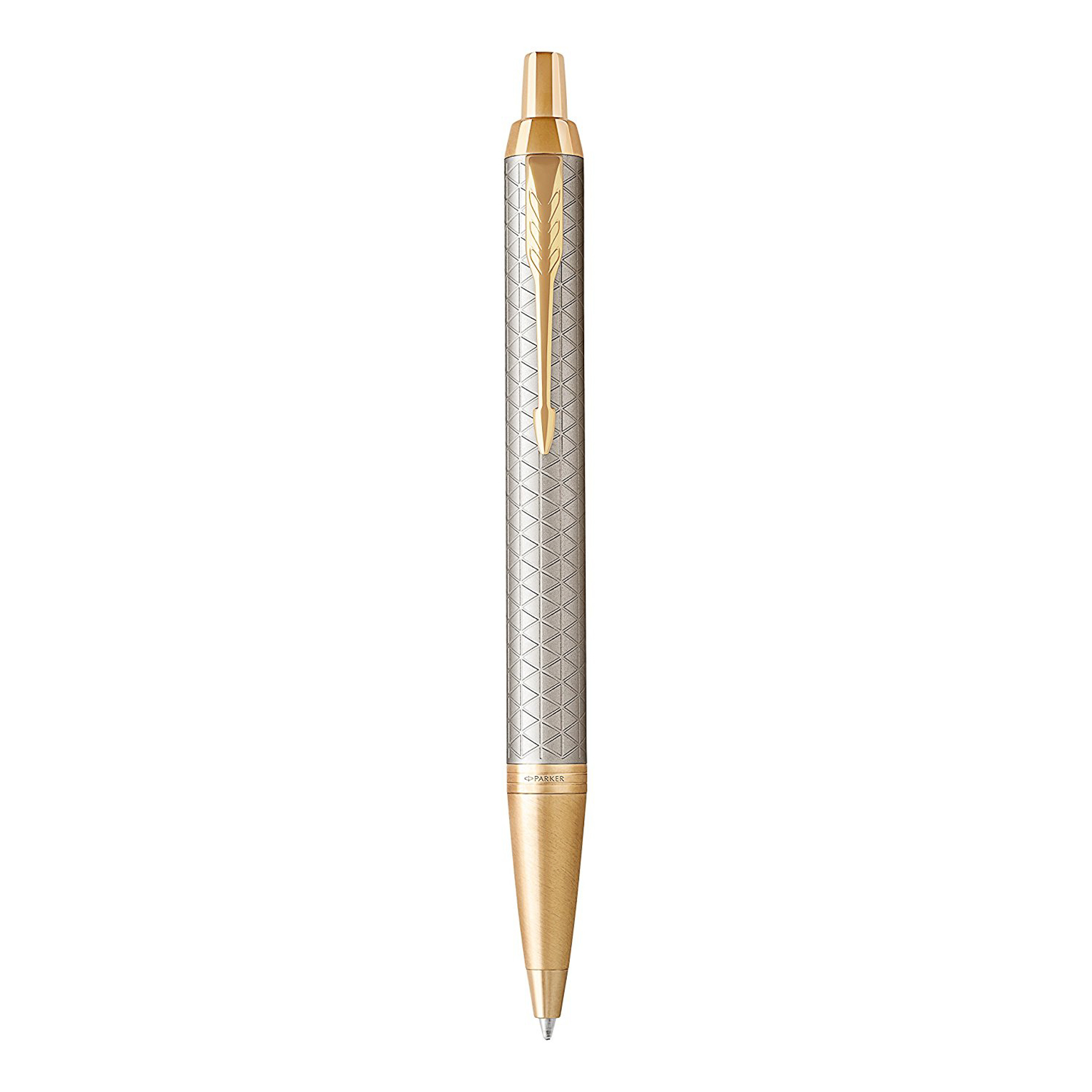 

Шариковая ручка Parker IM Premium Warm Silver (grey) GT PARKER-1931687