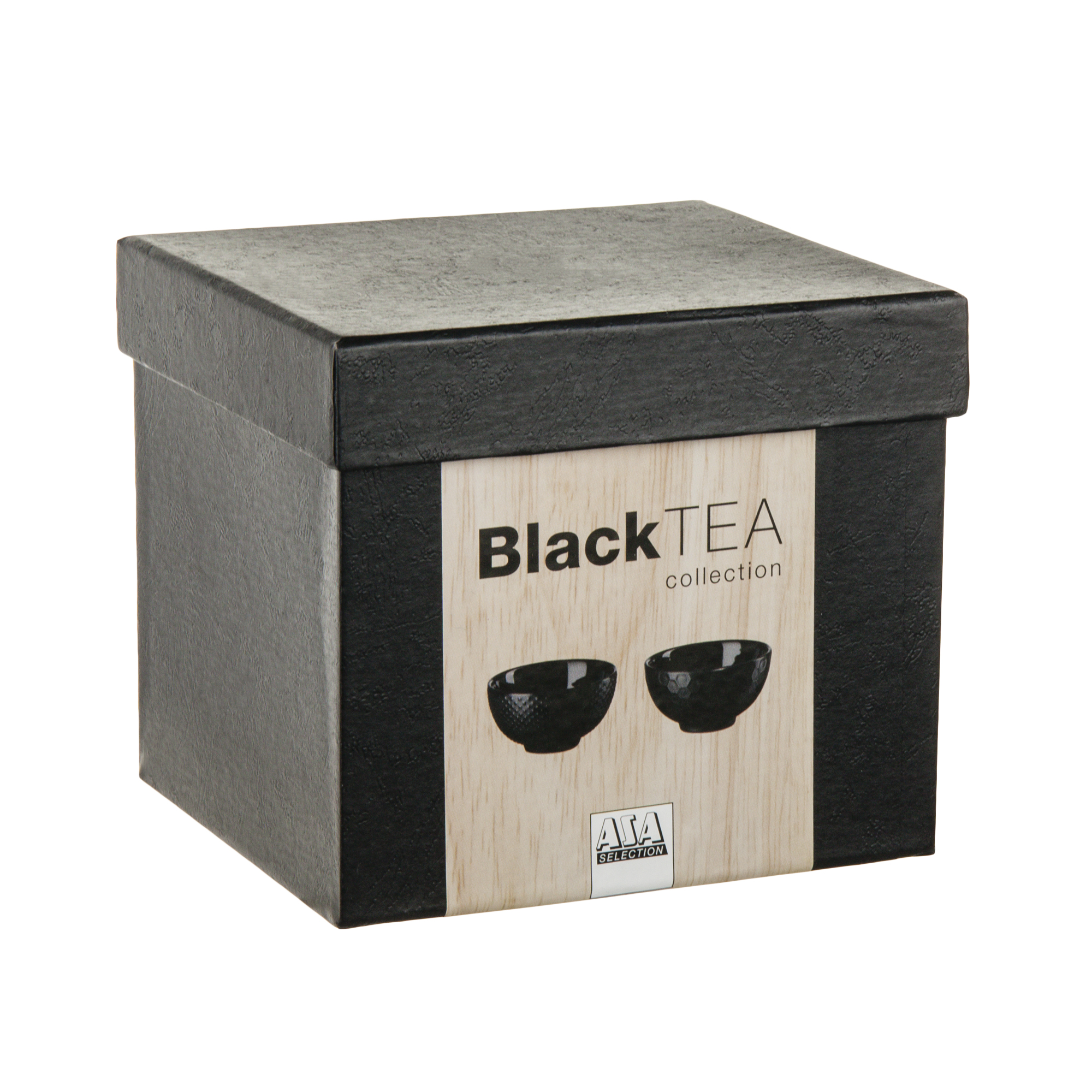 Набор чаш Asa Selection Blacktea 11 см 2 шт, цвет черный - фото 4