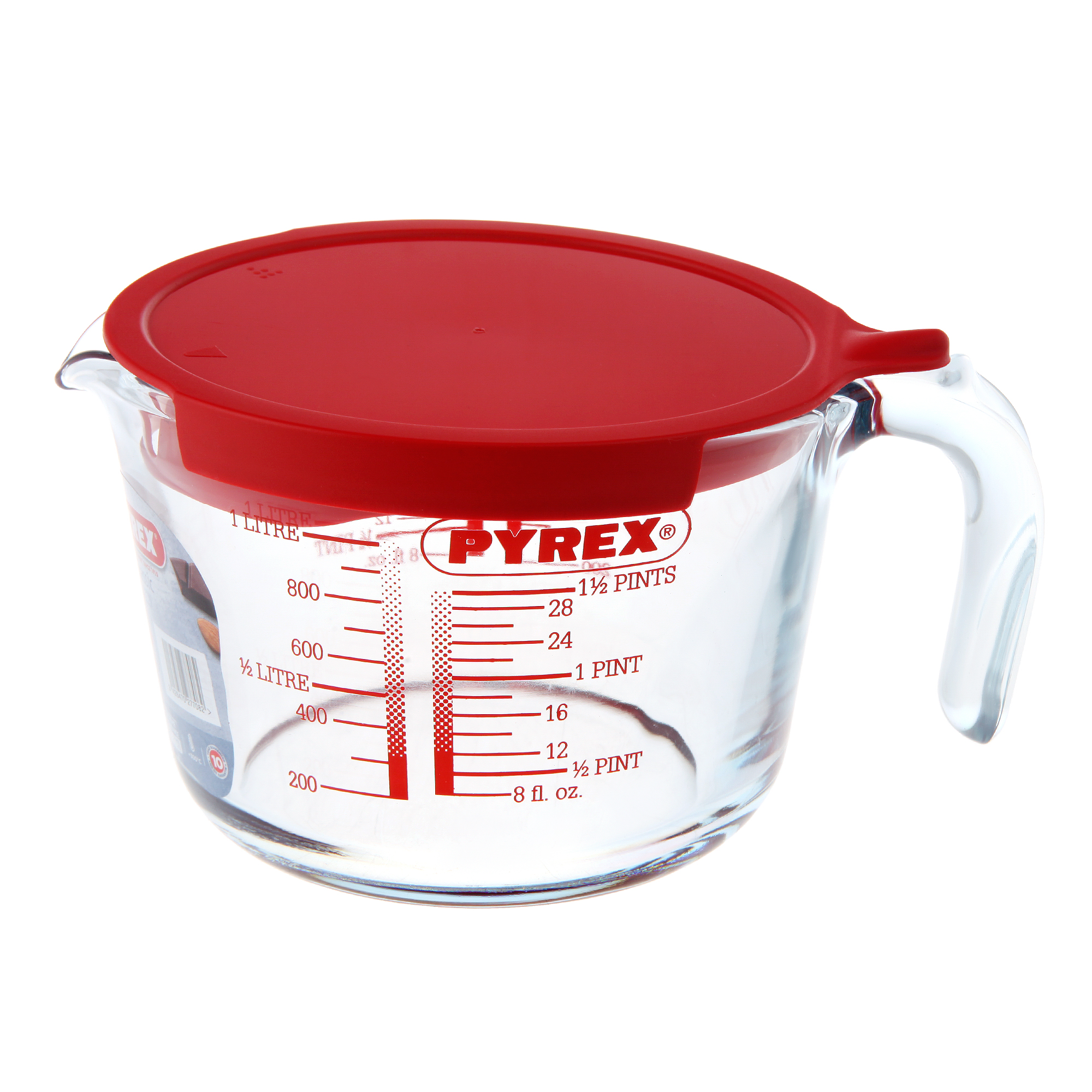 фото Кувшин мерный pyrex с крышкой 1 л