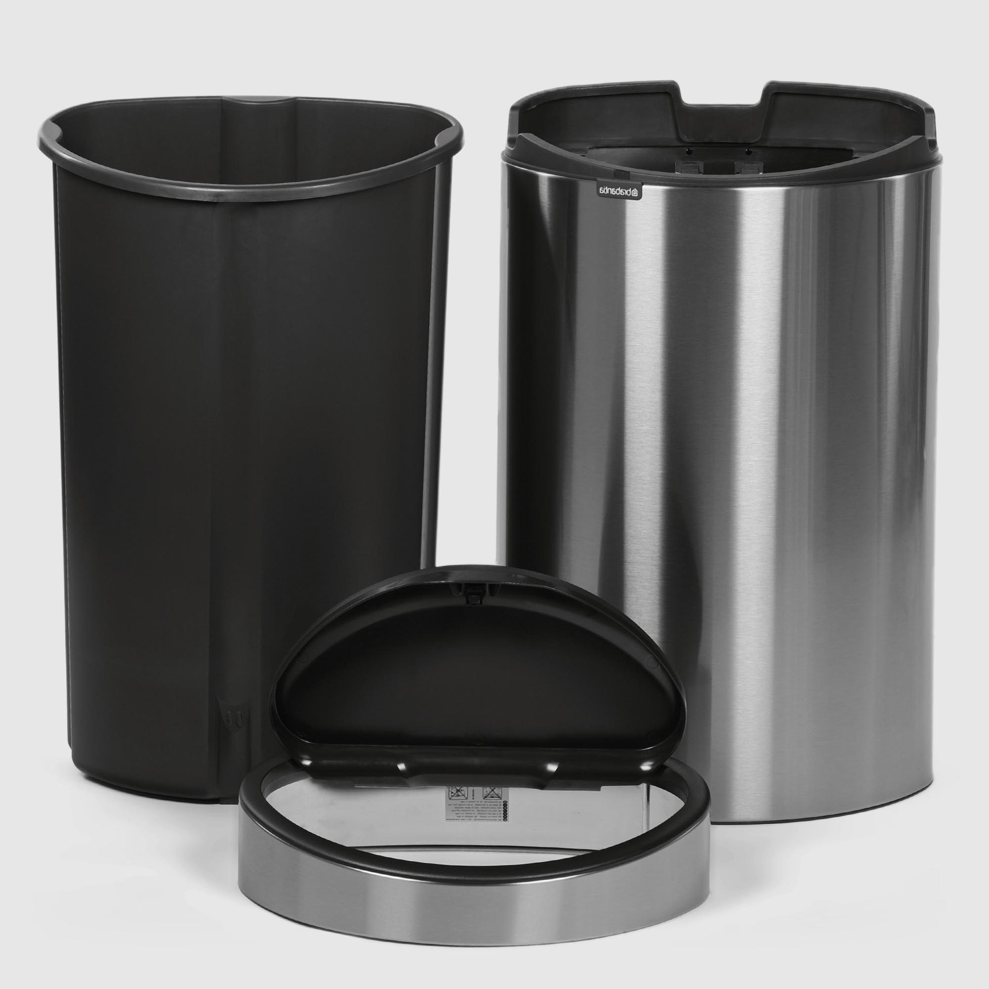 фото Бак мусорный brabantia touch bin матовый 114809 40 л