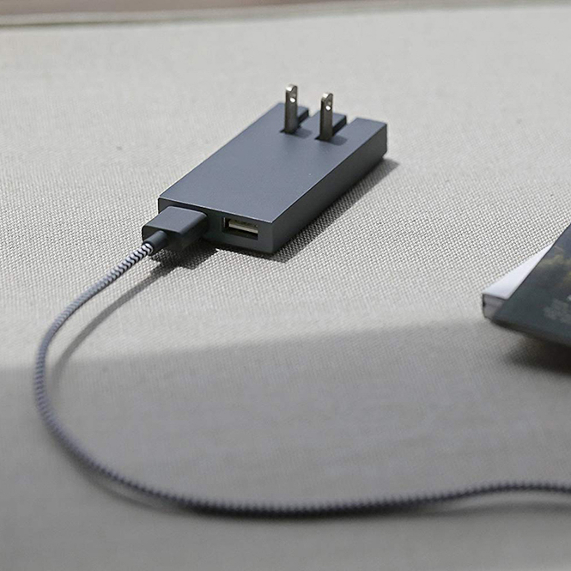 фото Сетевое зарядное устройство native union smart charger dual серый
