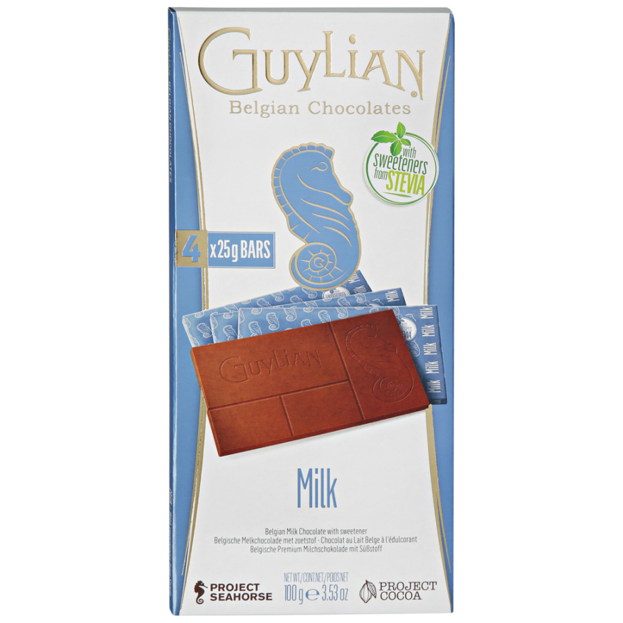фото Шоколад молочный guylian без сахара 100 г