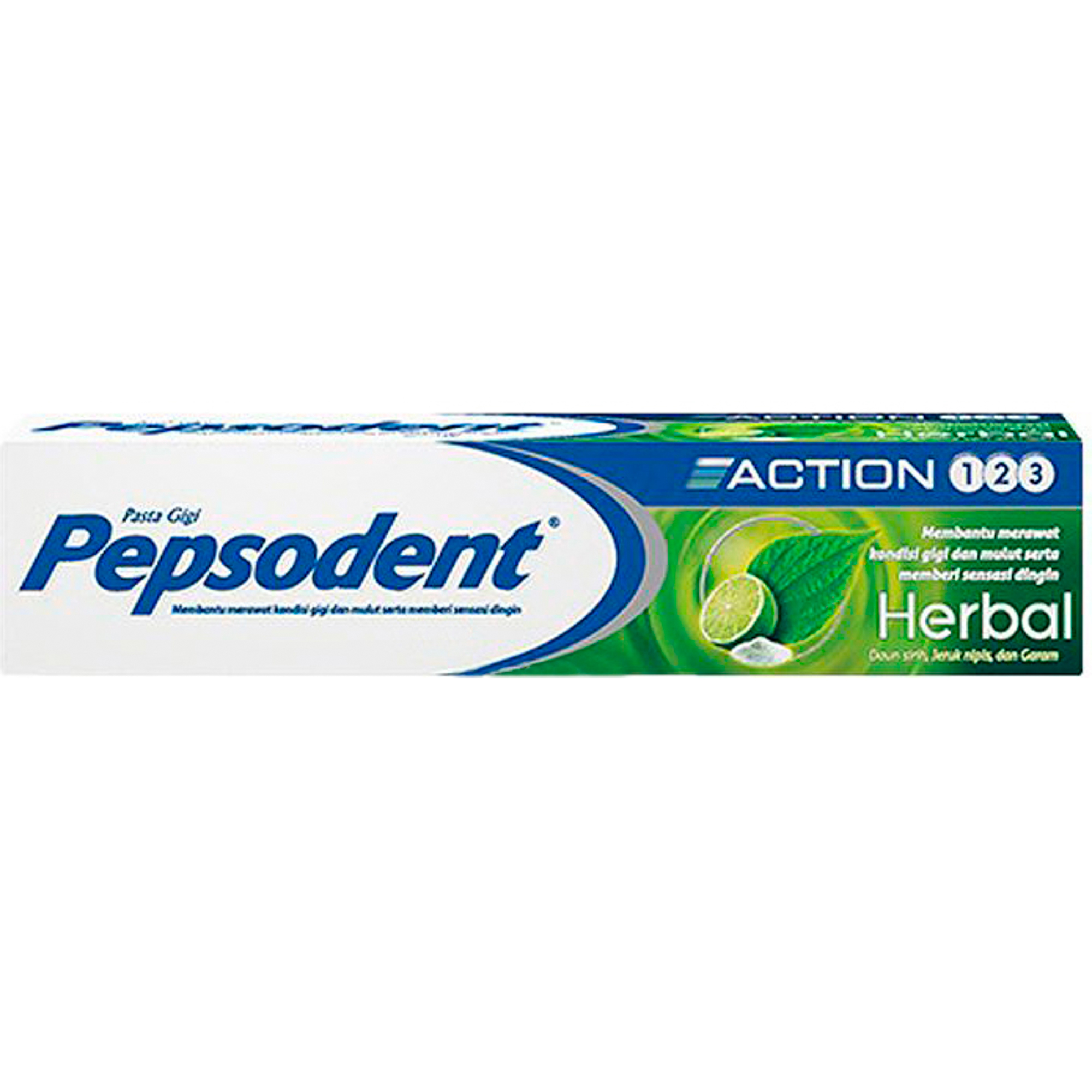 Зубная паста Pepsodent Action 123 Herbal 75 г, размер 16,5x3,6x3,1 см 67053677 - фото 1