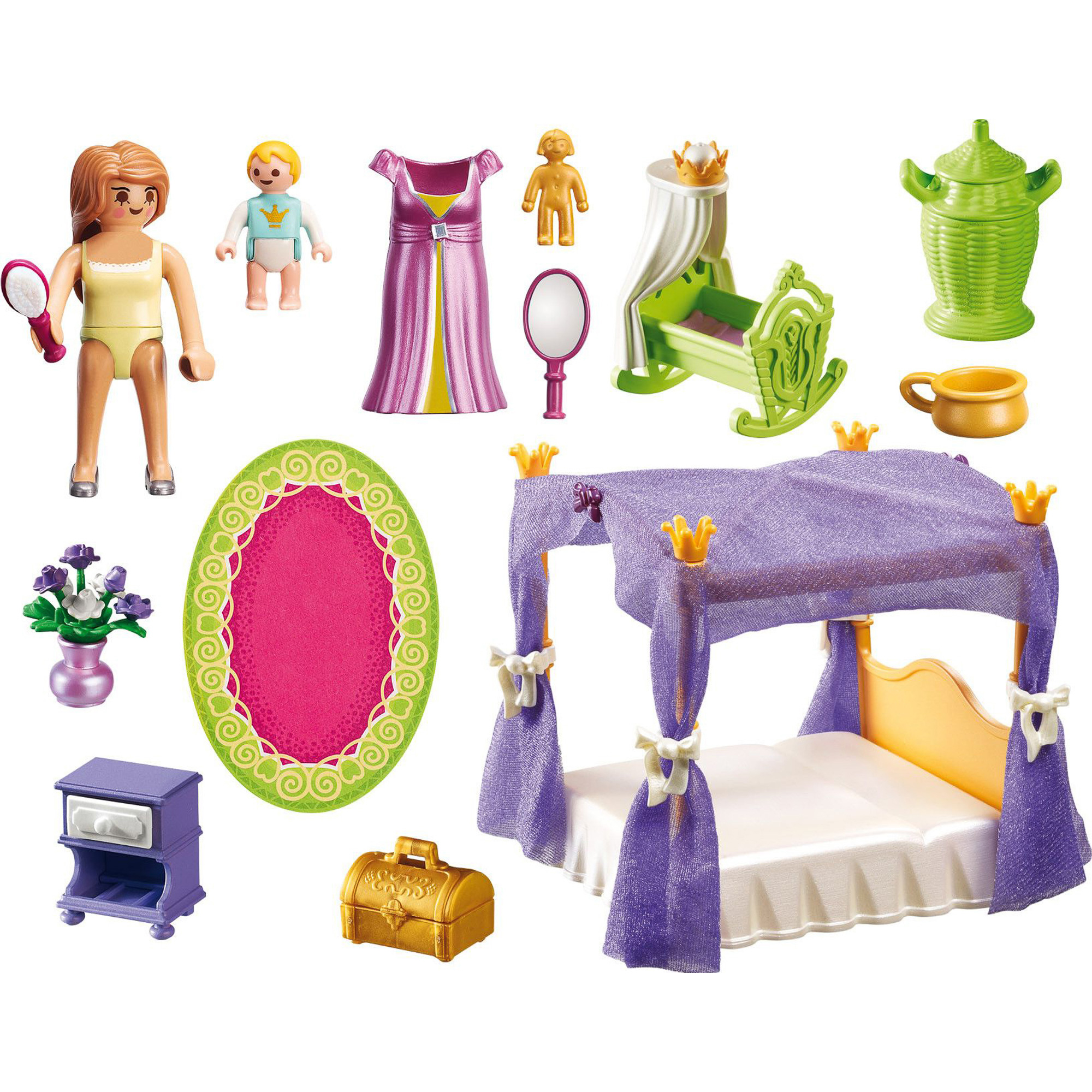 фото Игровой набор playmobil покои принцессы с колыбелью