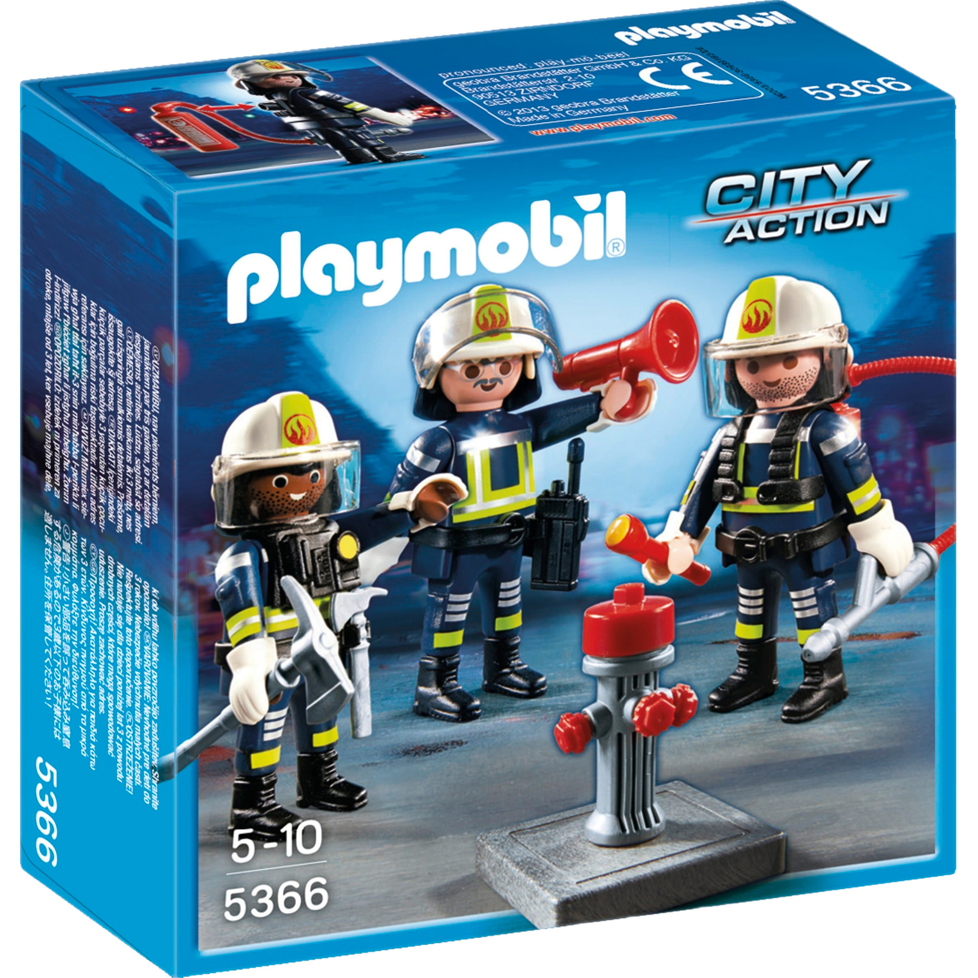 фото Игровой набор playmobil команда пожарников