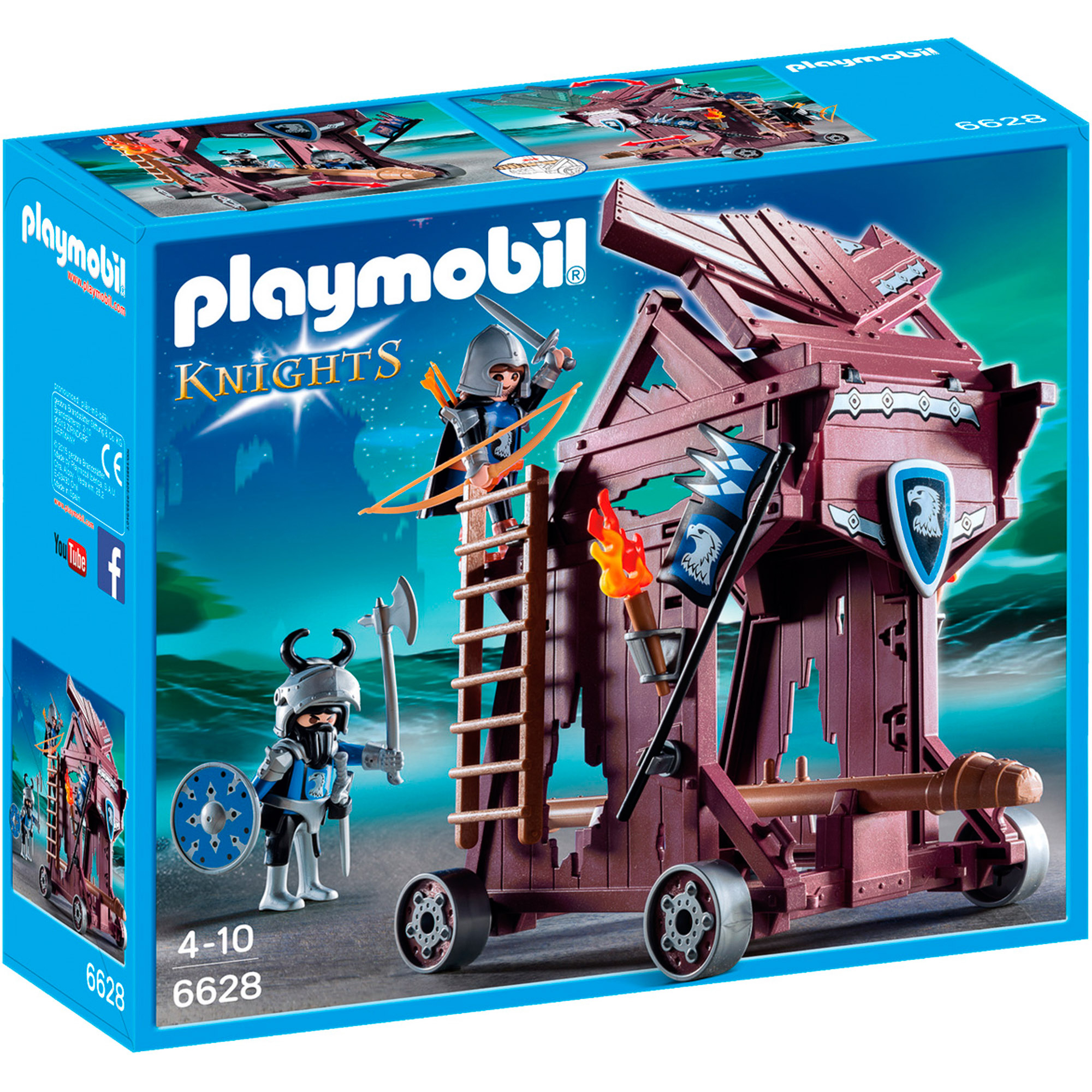 фото Конструктор playmobil рыцари орла атакуют башню