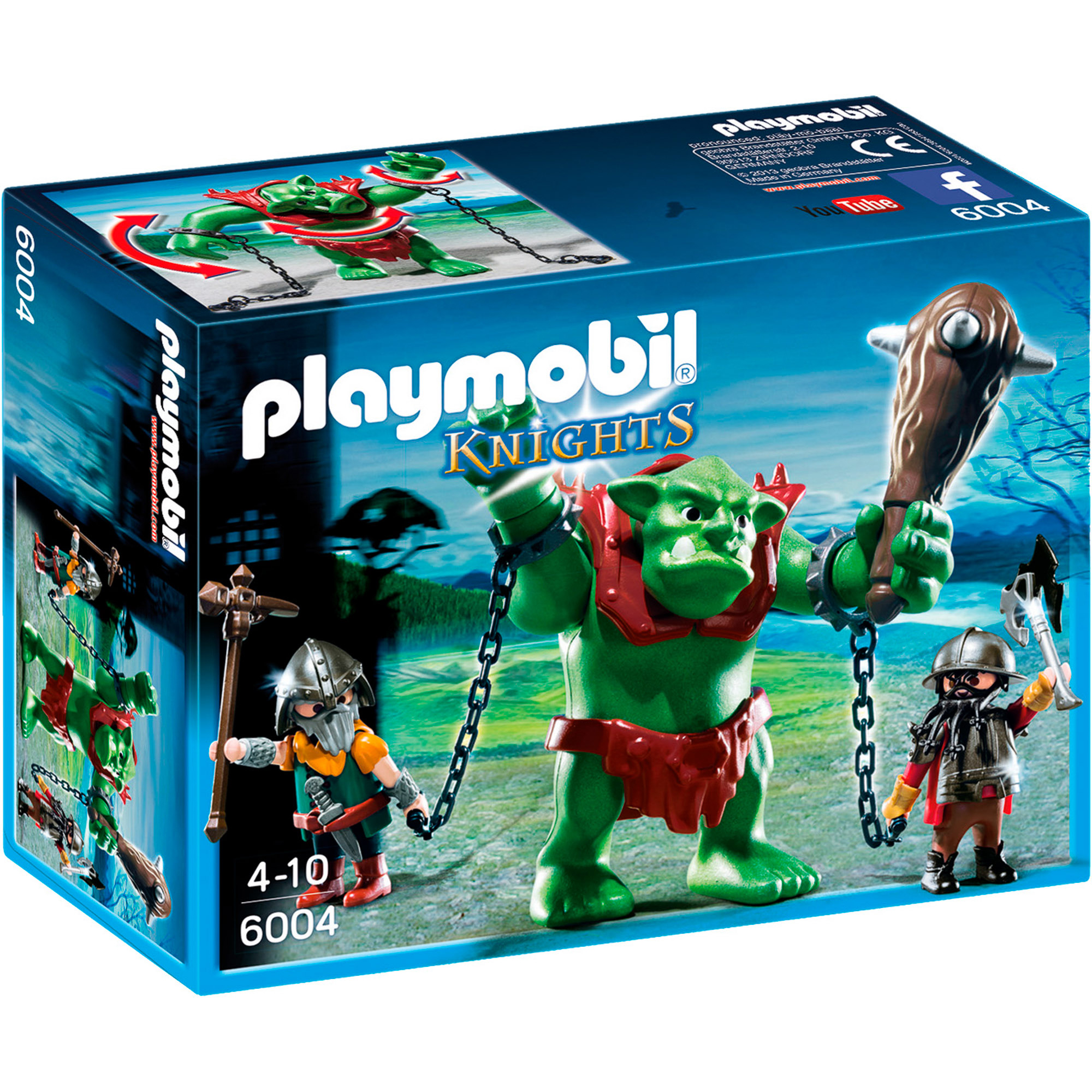 фото Конструктор playmobil гигантский тролль и боевые гномы