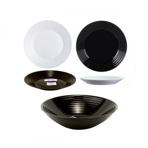 фото Сервиз столовый luminarc harena black&white 18 предметов 6 персон