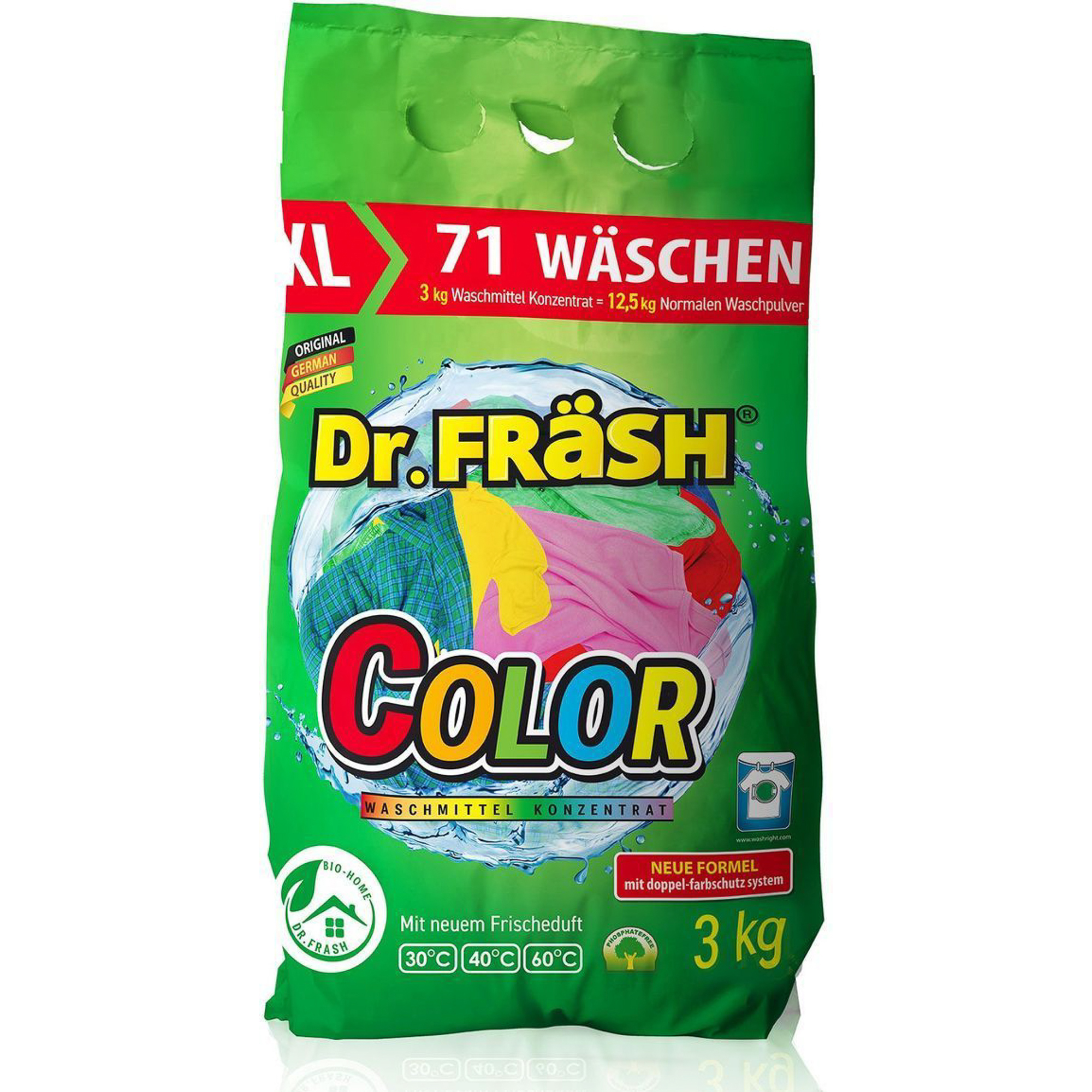 фото Порошок стиральный dr.frash color конценрат 3 кг