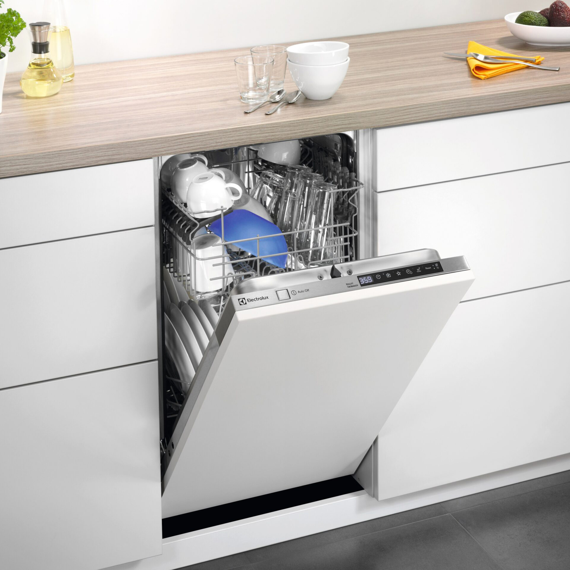 Встраиваемая посудомоечная машина Electrolux Slimline ESL94655RO, цвет белый - фото 6