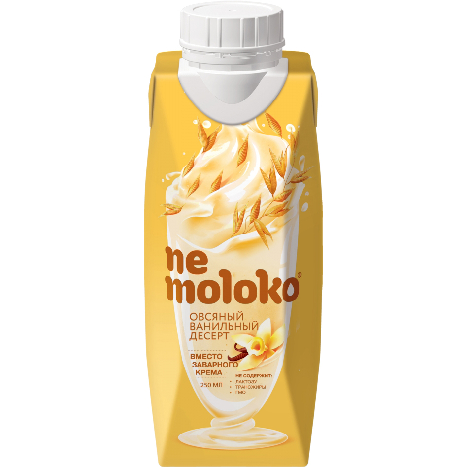 Десерт Nemoloko овсяный ванильный 10% 250 мл