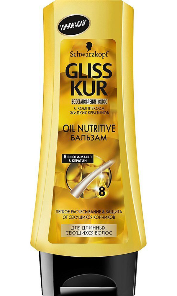 фото Бальзам gliss kur oil nutritive 400 мл