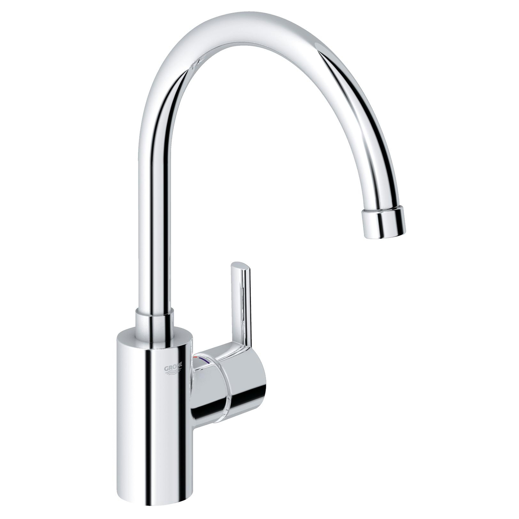 фото Смеситель однорычажный для мойки feel grohe