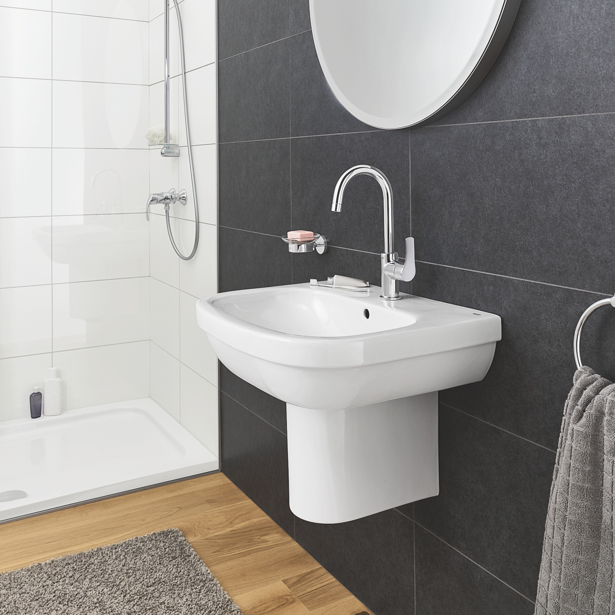 фото Раковина grohe euro ceramic 65 см, альпин-белый (39323000)