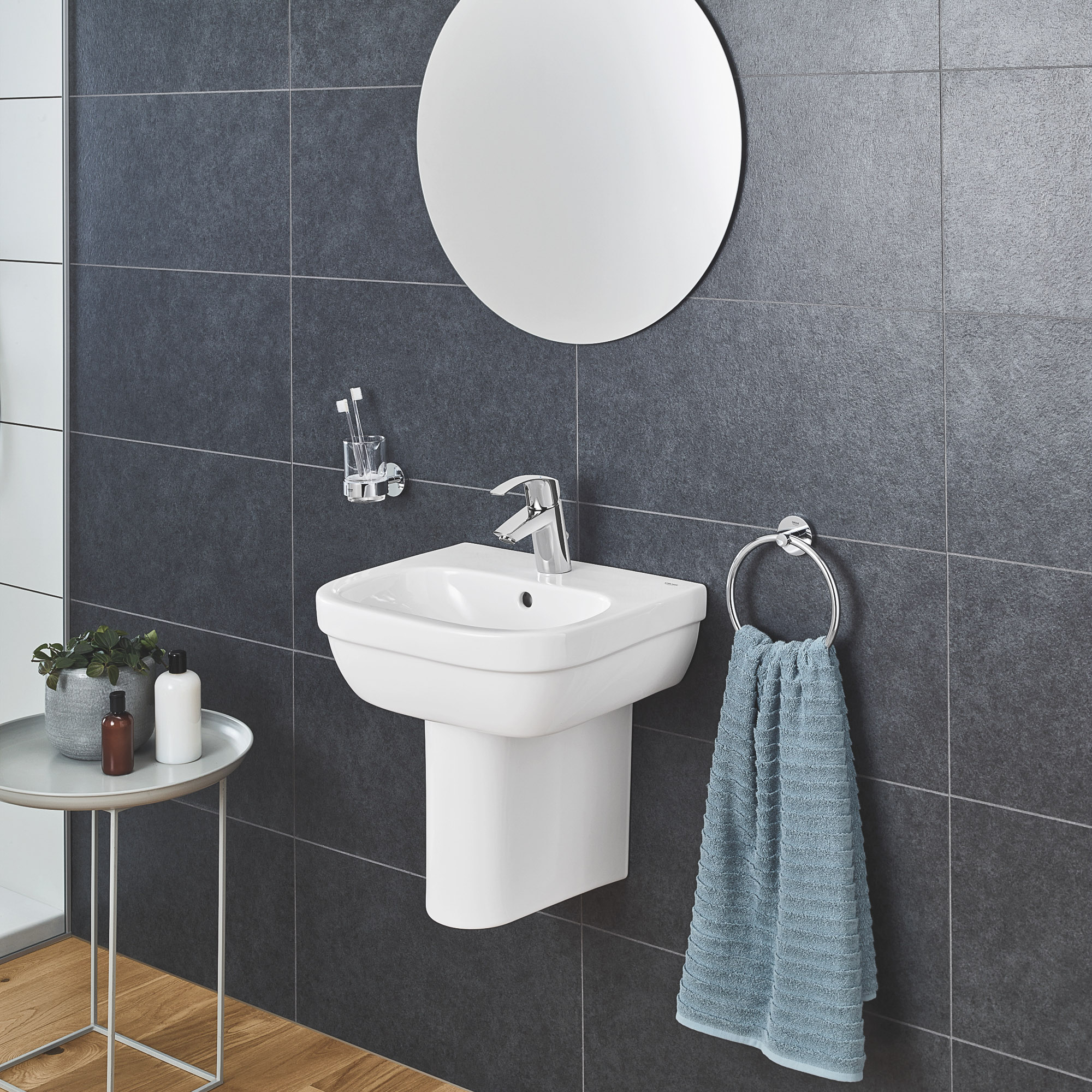 фото Мини-раковина grohe euro ceramic 45 см, альпин-белый (39324000)