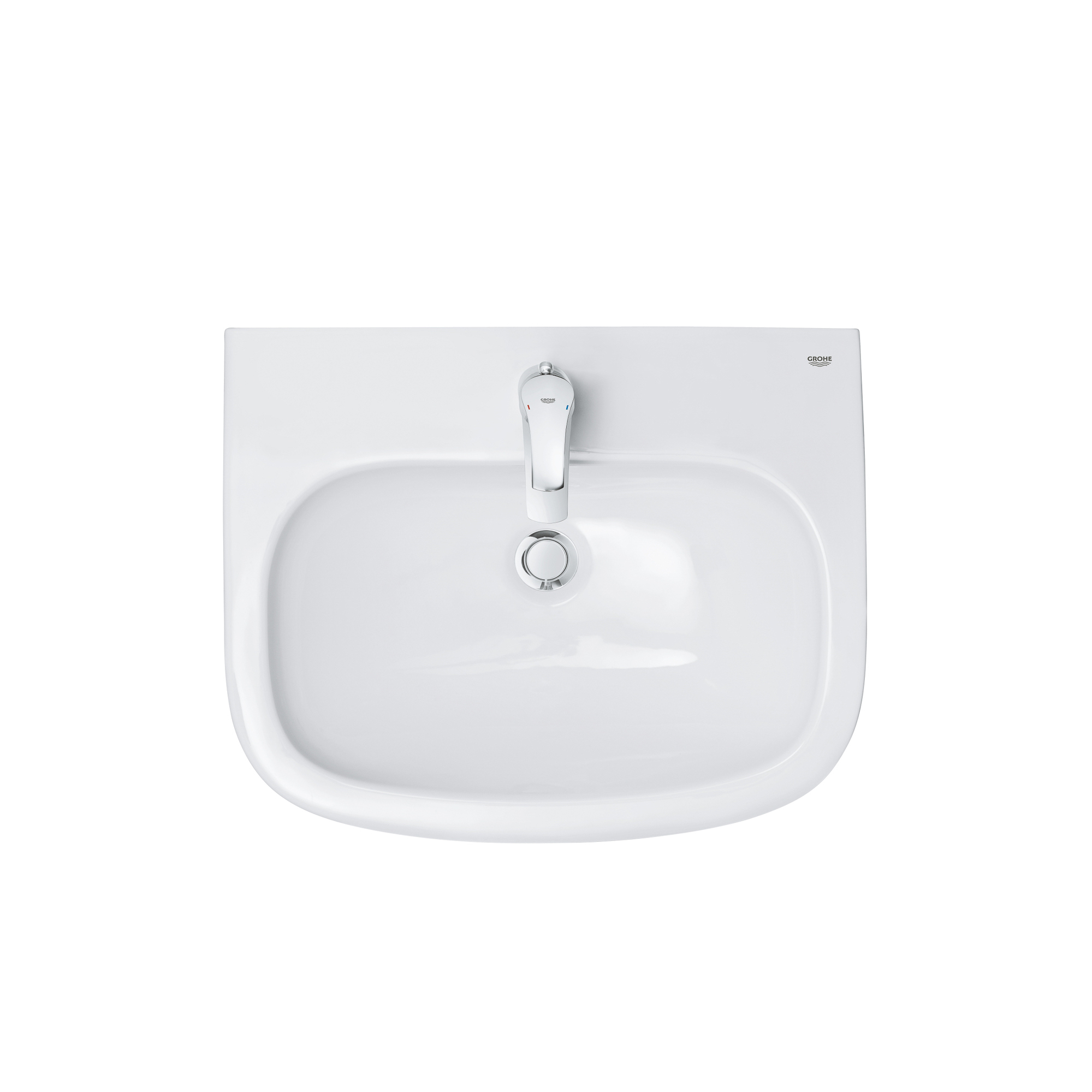 фото Раковина grohe euro ceramic 60 см, альпин-белый (39335000)