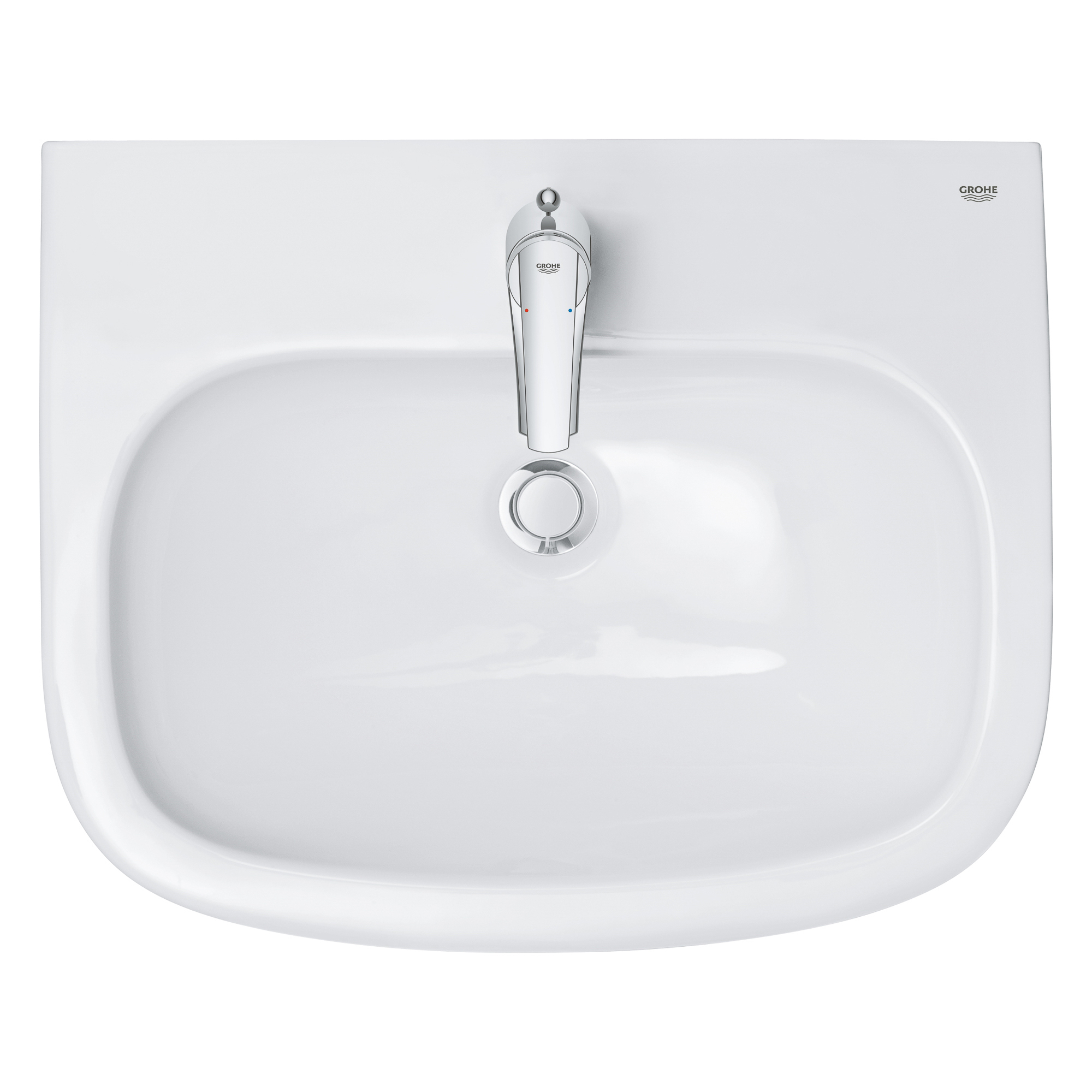 фото Раковина grohe euro ceramic 60 см, альпин-белый (39335000)