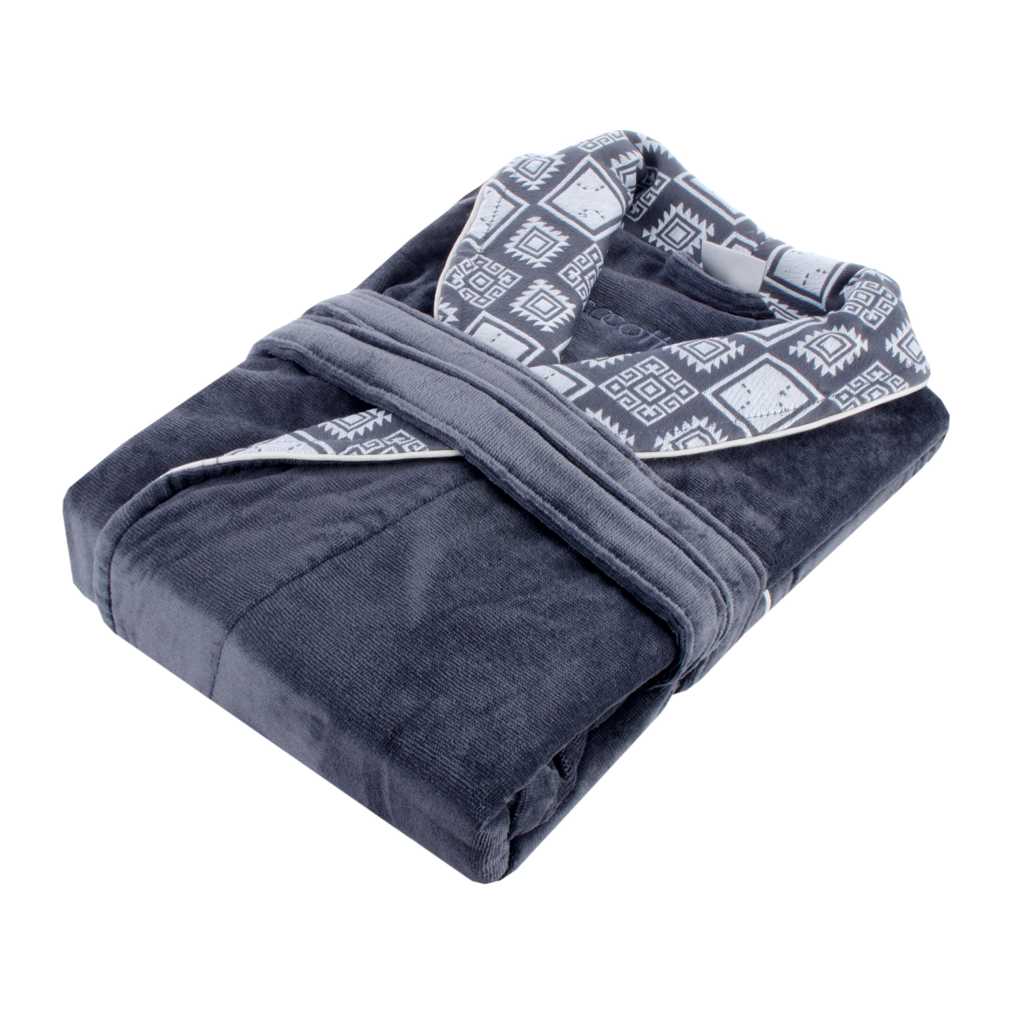 

Халат банный asya antrasit  Ecocotton