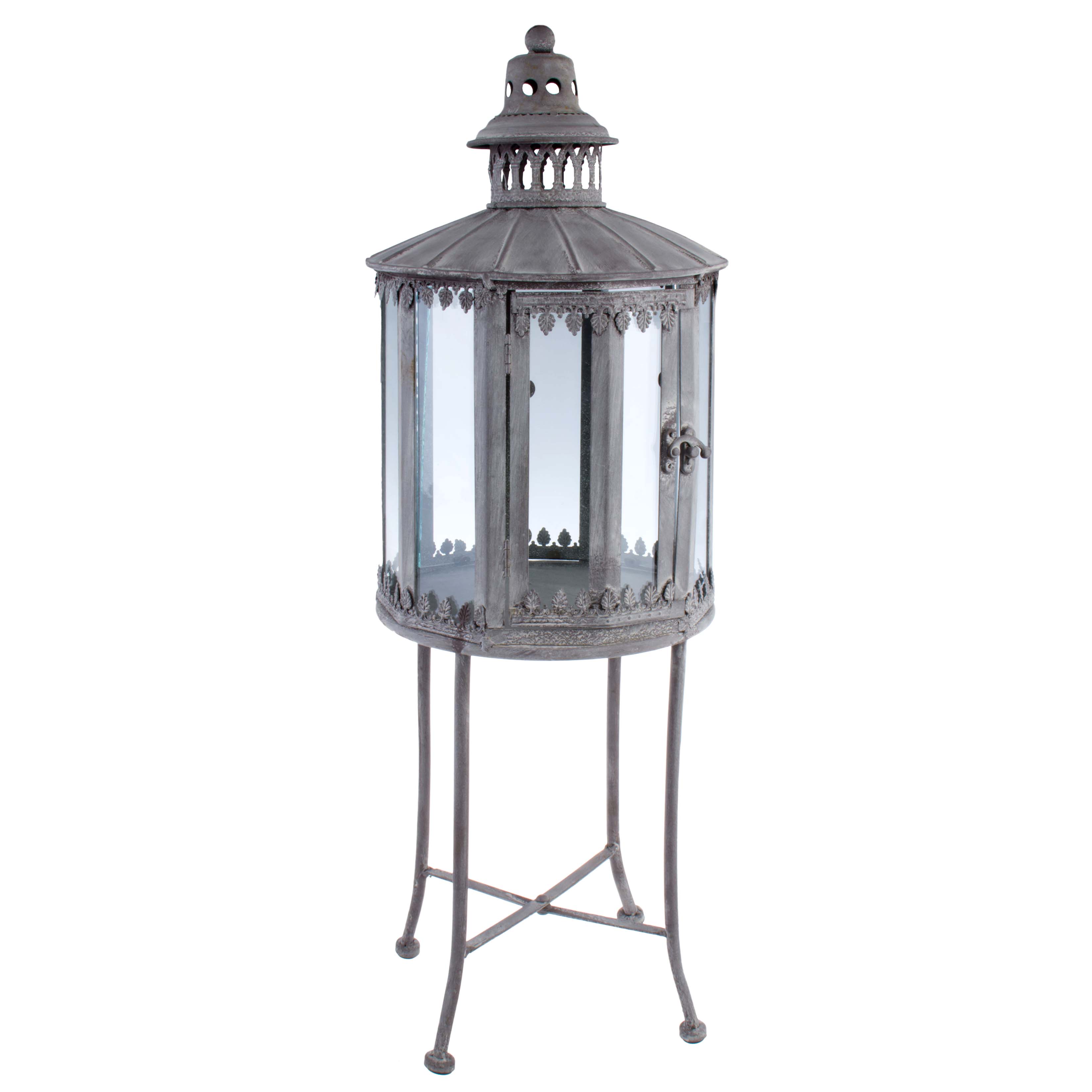 Фонарь lantern д23см 65см серый Edelman