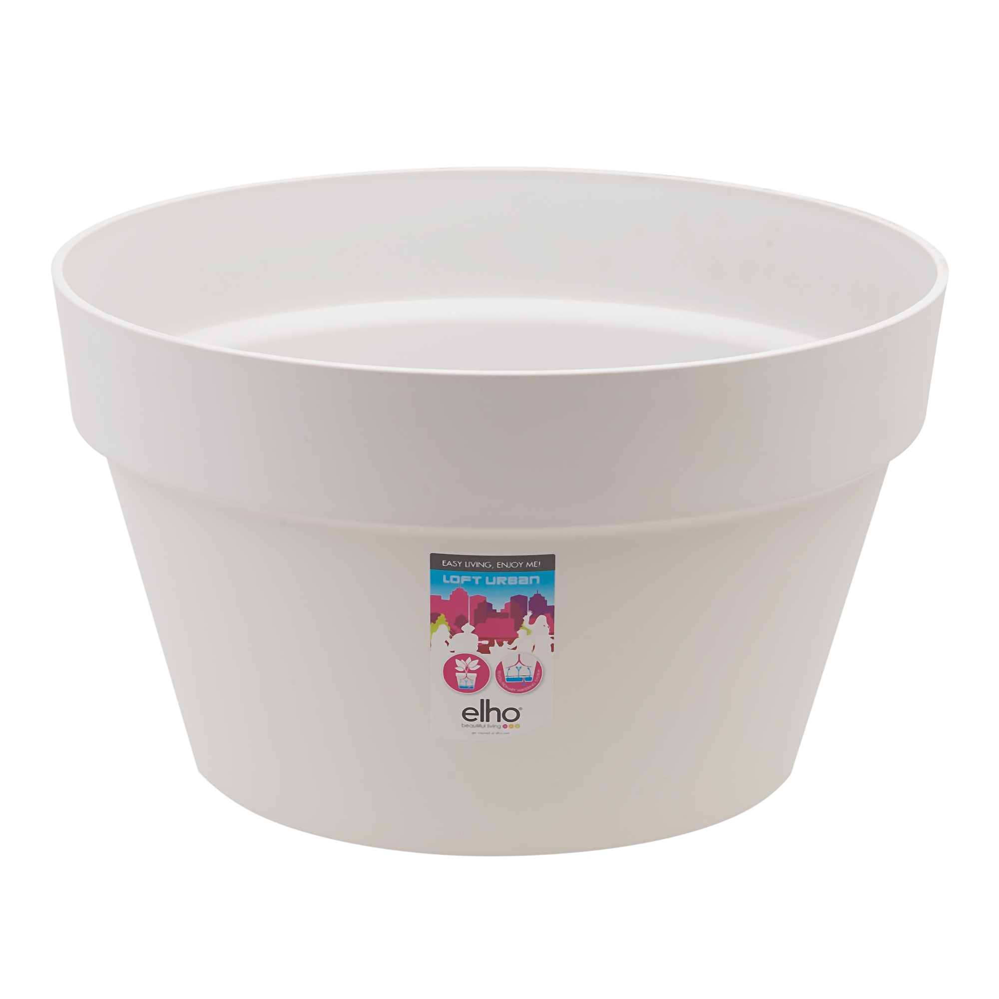 

Кашпо loft urban bowl 35см белое Elho