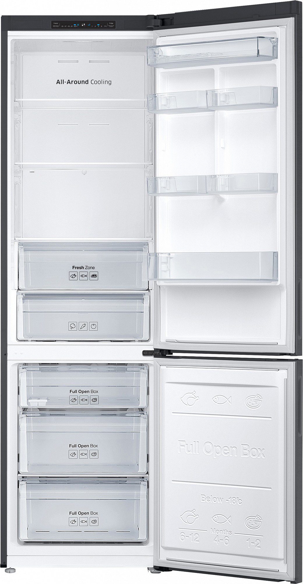 Холодильник Samsung RB37J5000B1, цвет графитовый RB37J5000B1/WT - фото 2