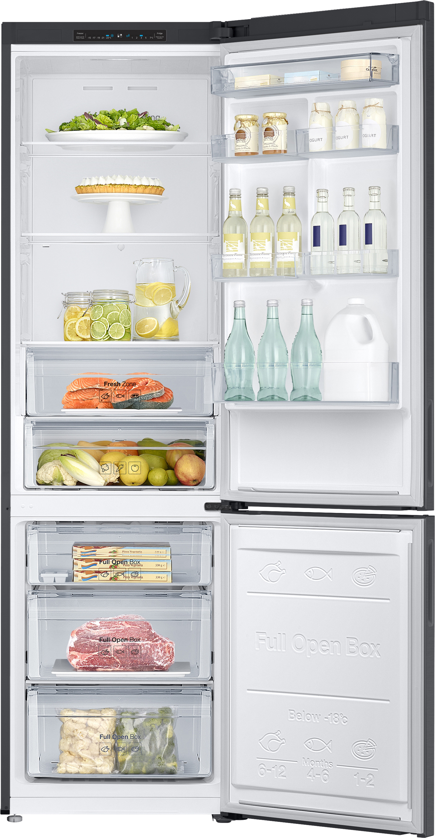 Холодильник Samsung RB37J5000B1, цвет графитовый RB37J5000B1/WT - фото 3