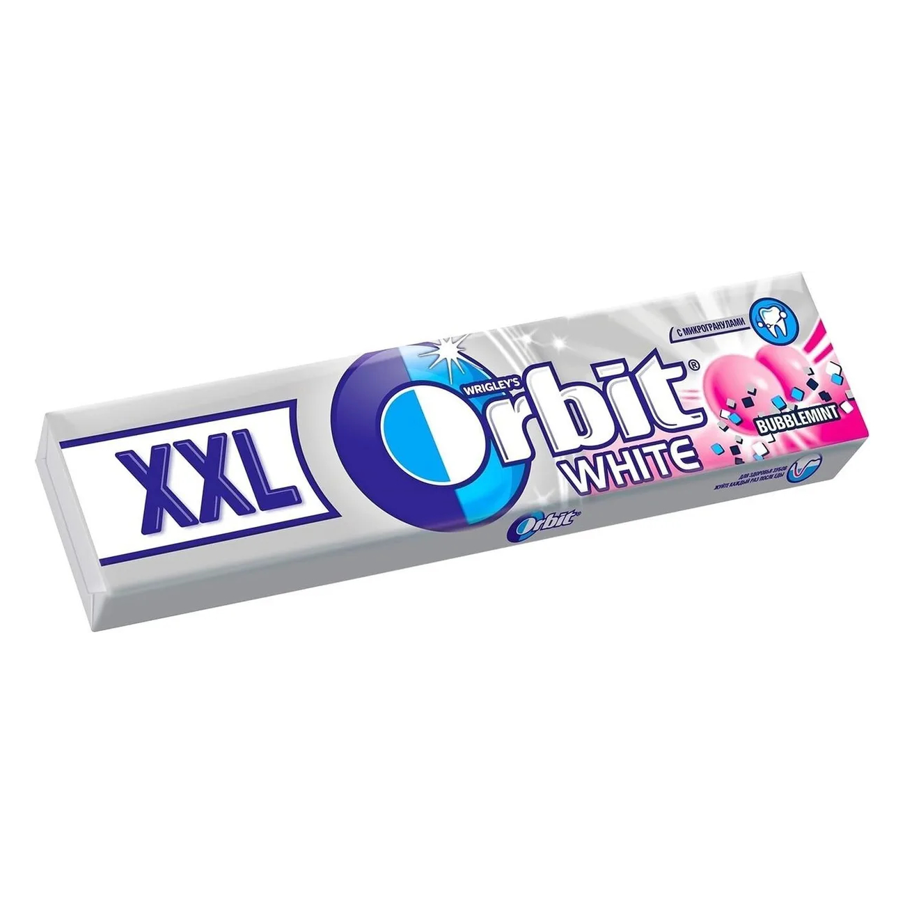 фото Жевательная резинка orbit xxl white bubblemint, 20,4 г