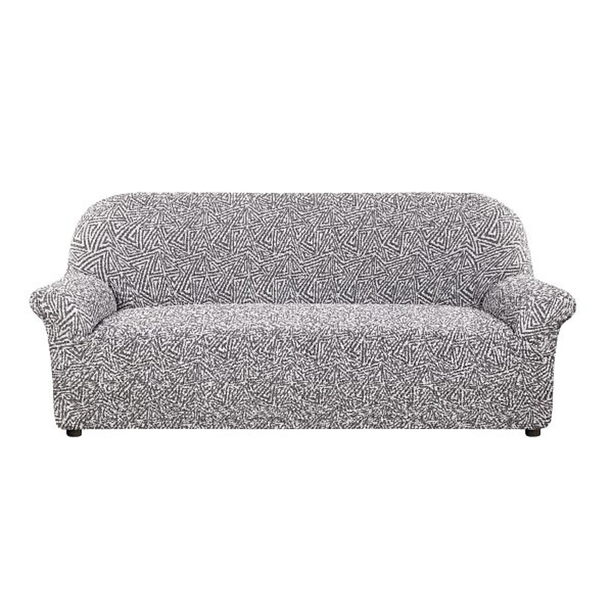 фото Чехол на 3-х местный диван виста меандр серый еврочехол