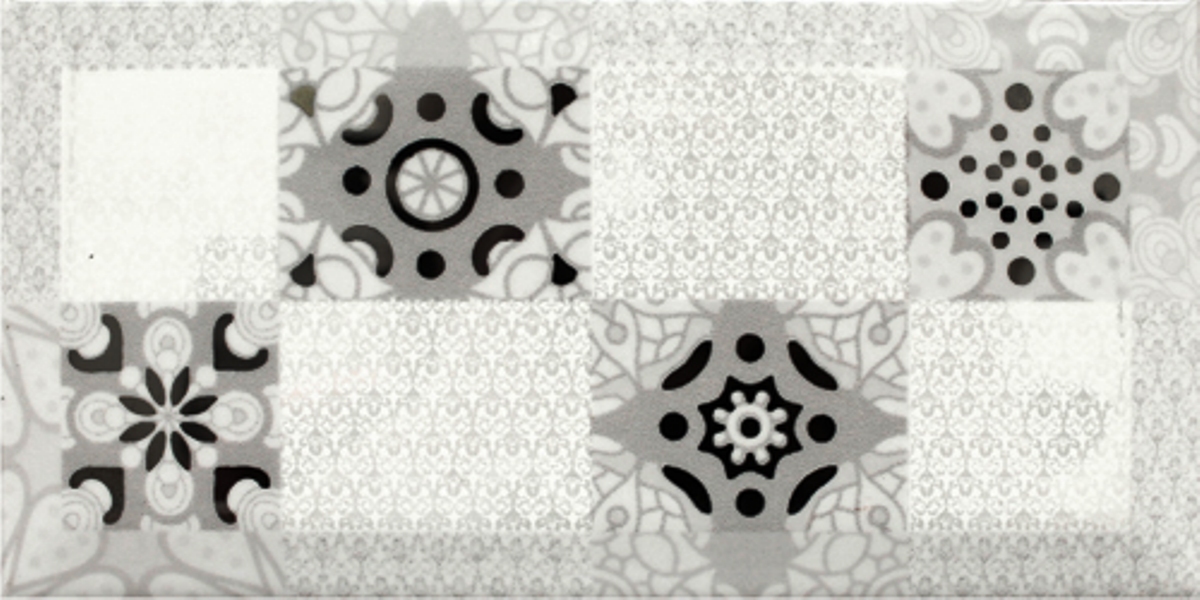 фото Декор absolute keramika monocolor ornamento blanco 10x20 см absolut keramika