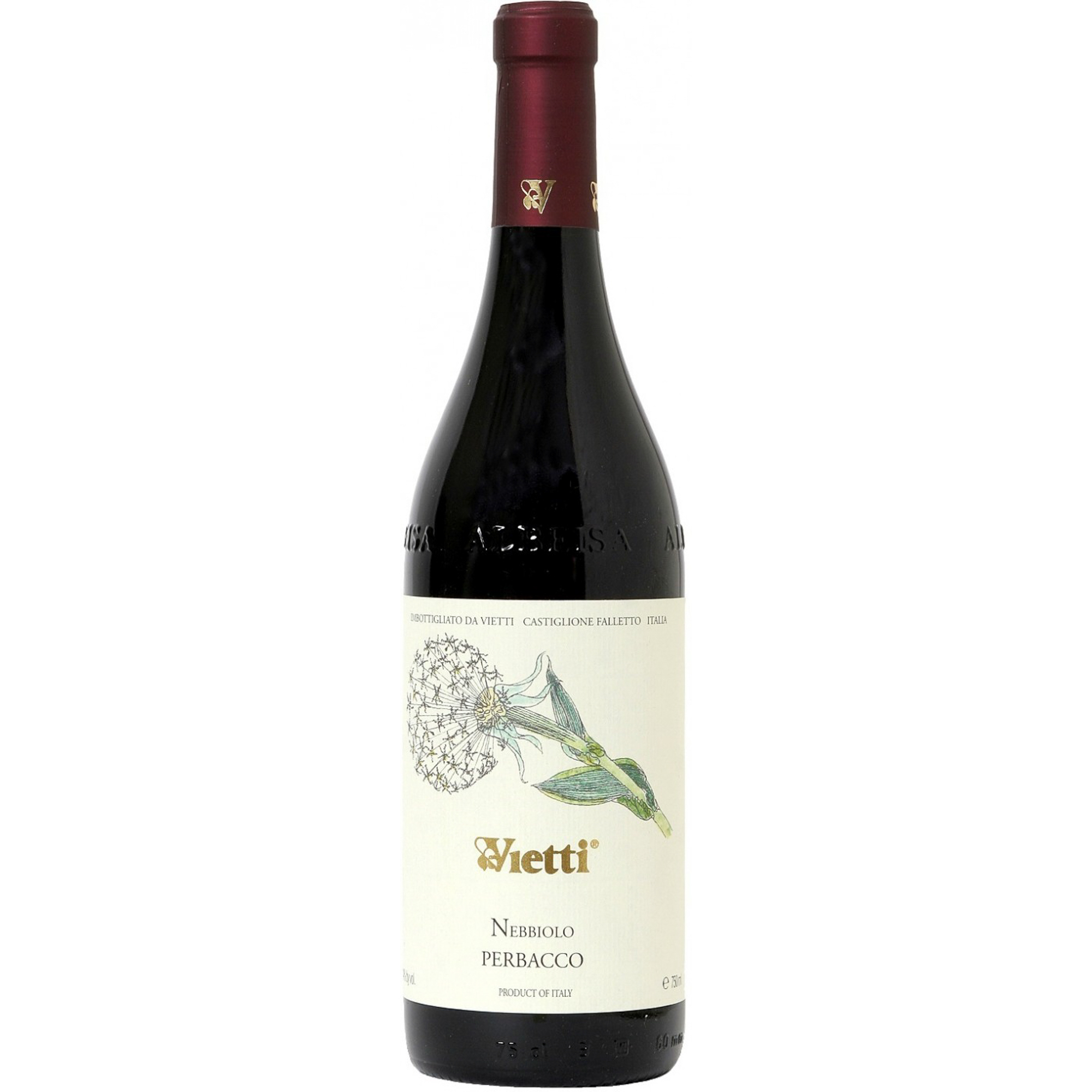 фото Вино красное сухое vietti nebbiolo "perbacco" doc 0,75 л