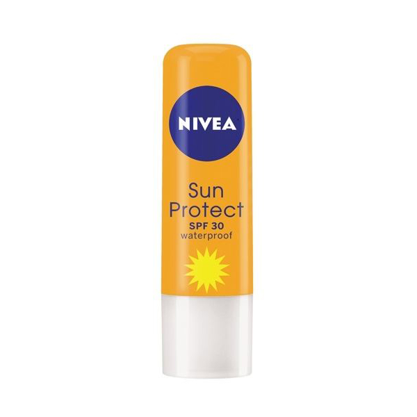 фото Бальзам для губ nivea солнцезащитный spf 30 4,8 г