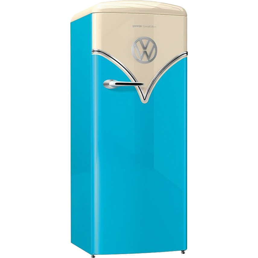 Холодильник Gorenje OBRB153BL, цвет голубой - фото 2