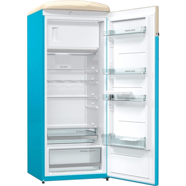 Холодильник Gorenje OBRB153BL, цвет голубой - фото 3