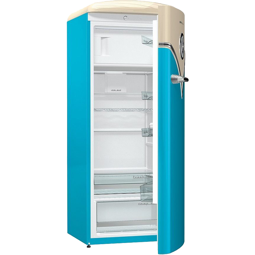 Холодильник Gorenje OBRB153BL, цвет голубой - фото 4