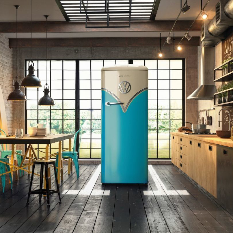 Холодильник Gorenje OBRB153BL, цвет голубой - фото 7