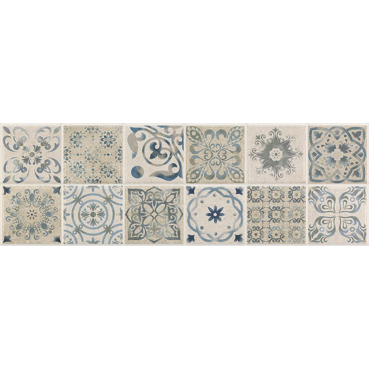 фото Плитка ozone mosaico antique grey 30x90 см baldocer