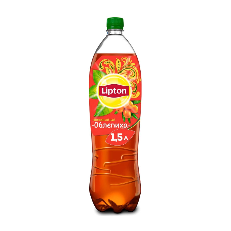 фото Чай черный lipton ice tea облепиха 1,5 л