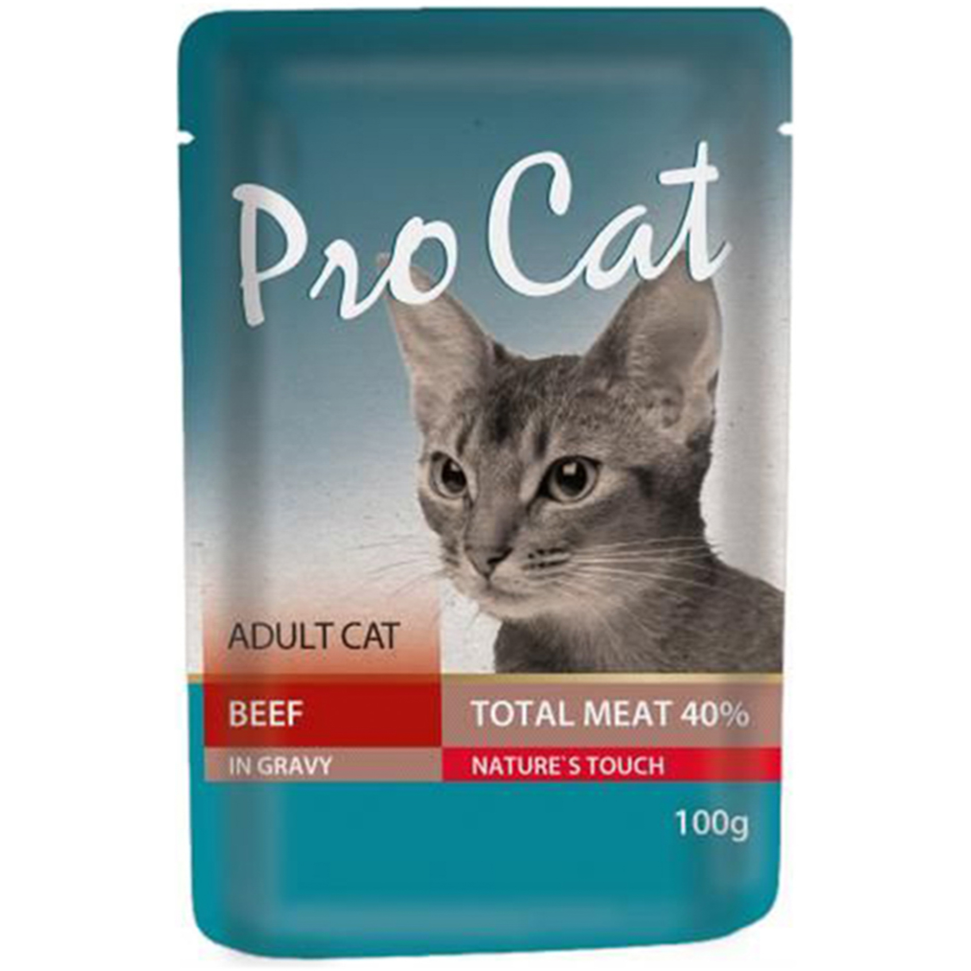 Корм для кошек PRO CAT Говядина 100г