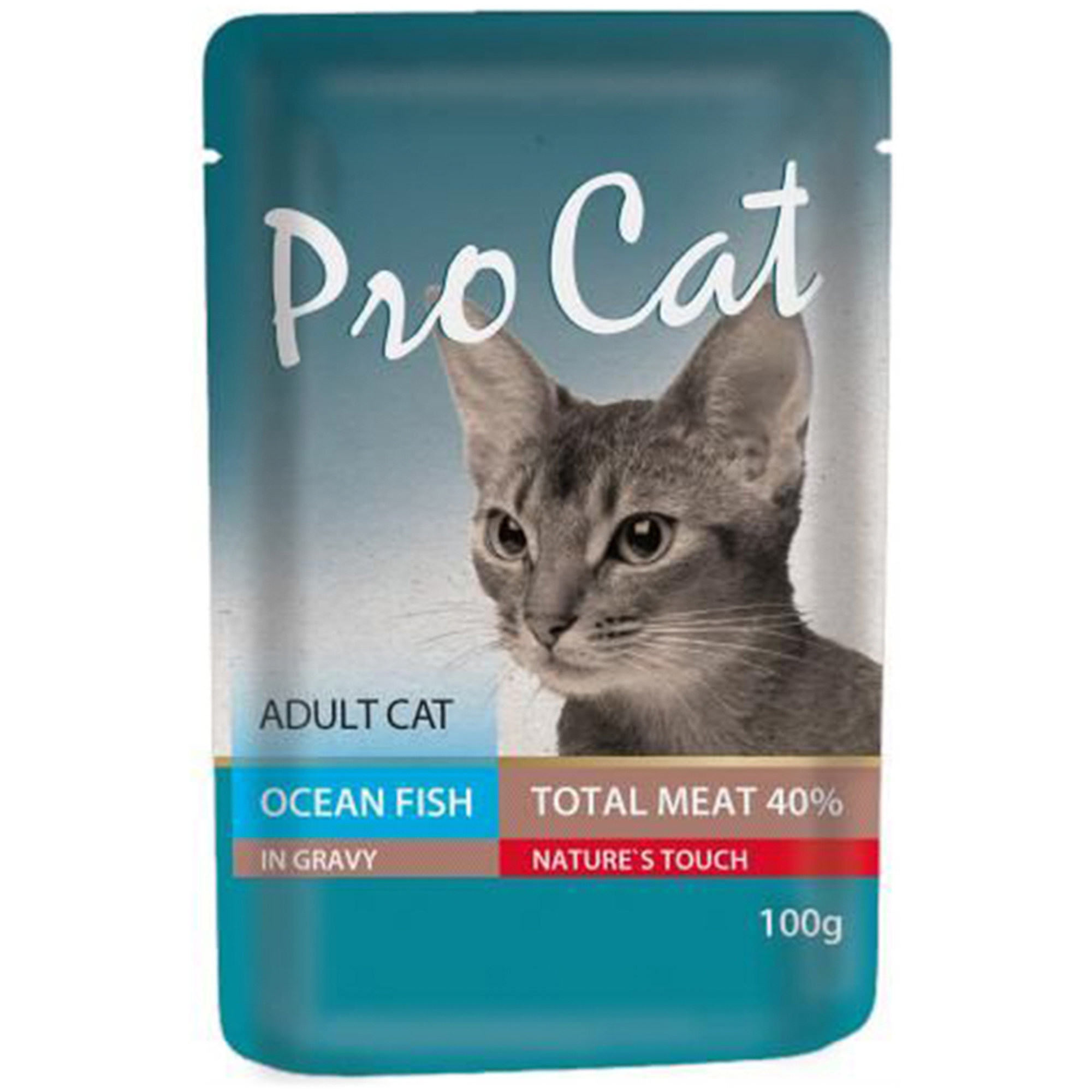 фото Корм для кошек pro cat океаническая рыба 100г