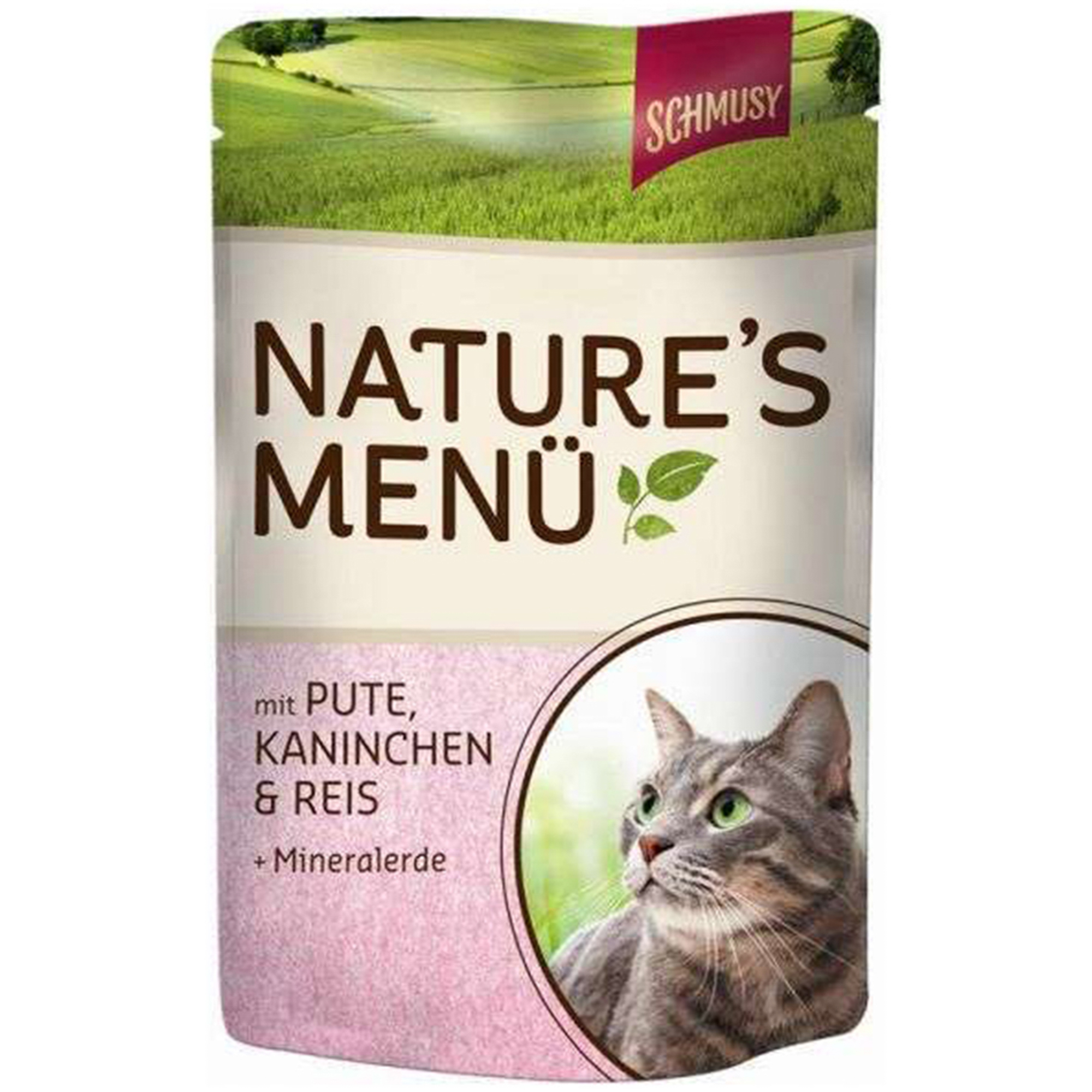 фото Корм для кошек schmusy nature's menu индейка и кролик 100г