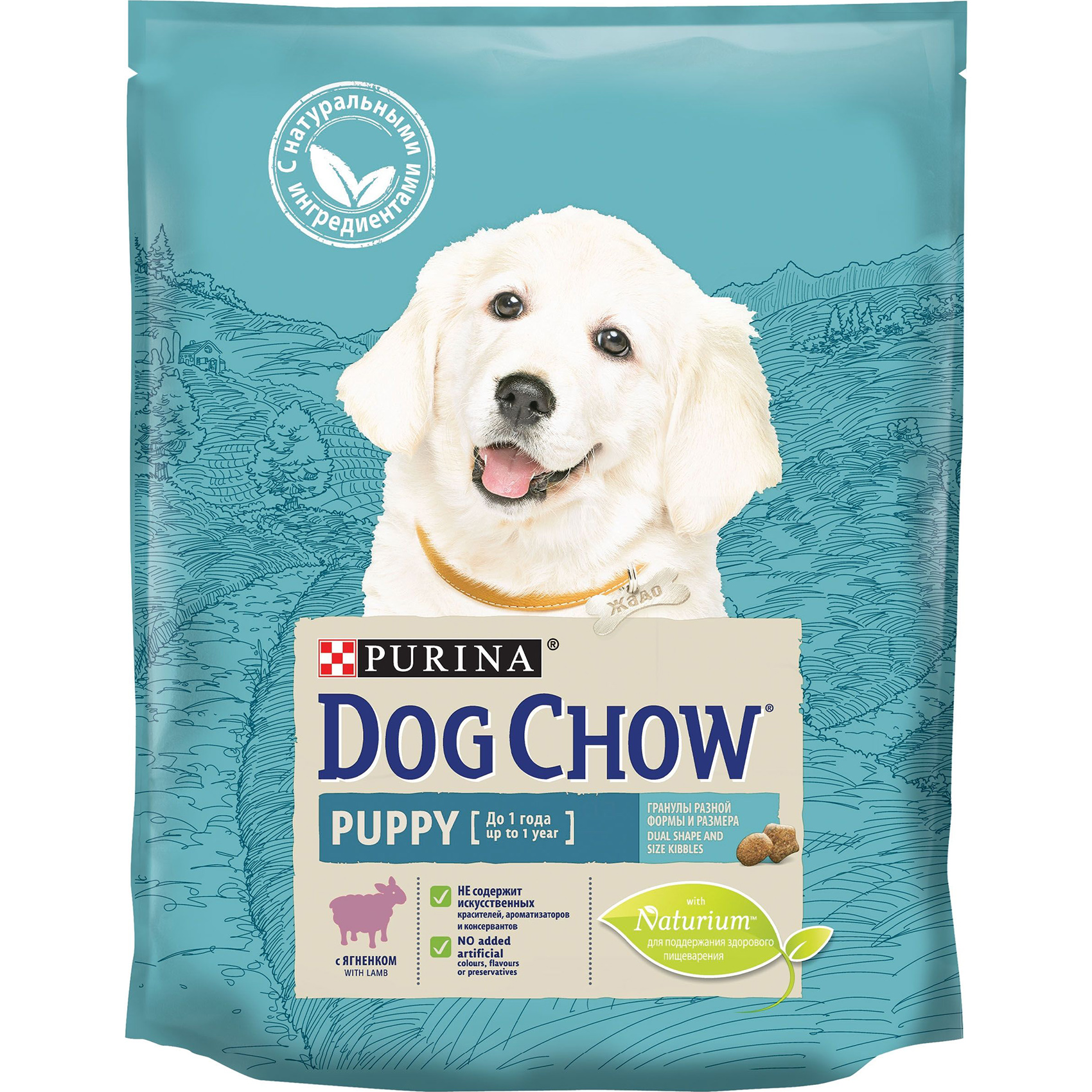 Корм для собак Dog Chow Puppy ягнёнок 800 г